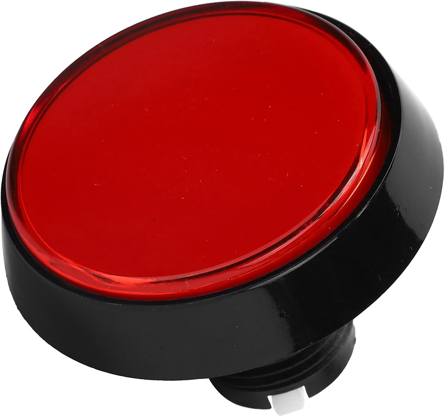 60Mm Push Button, 3‑Foot Big round Button for Crane Machine Game Console, with LED Light, Rotating Bracket, Easy to Use. (Red+Led+Tripod Switch) image number 3