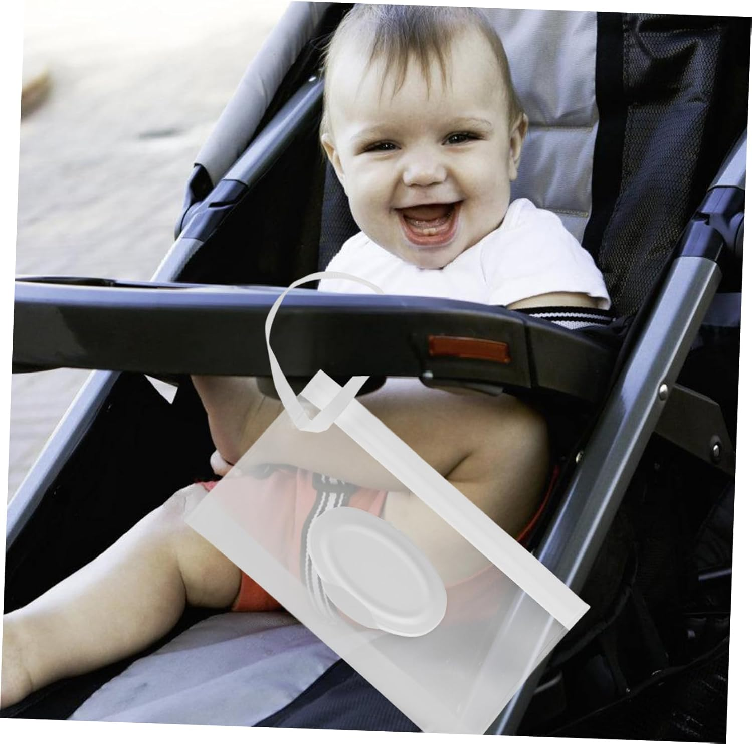 Vaguelly Wipes Storage Box Travel Baby Wipes Dispenser Portable Bedside Bag Stroller Accessory image number 3