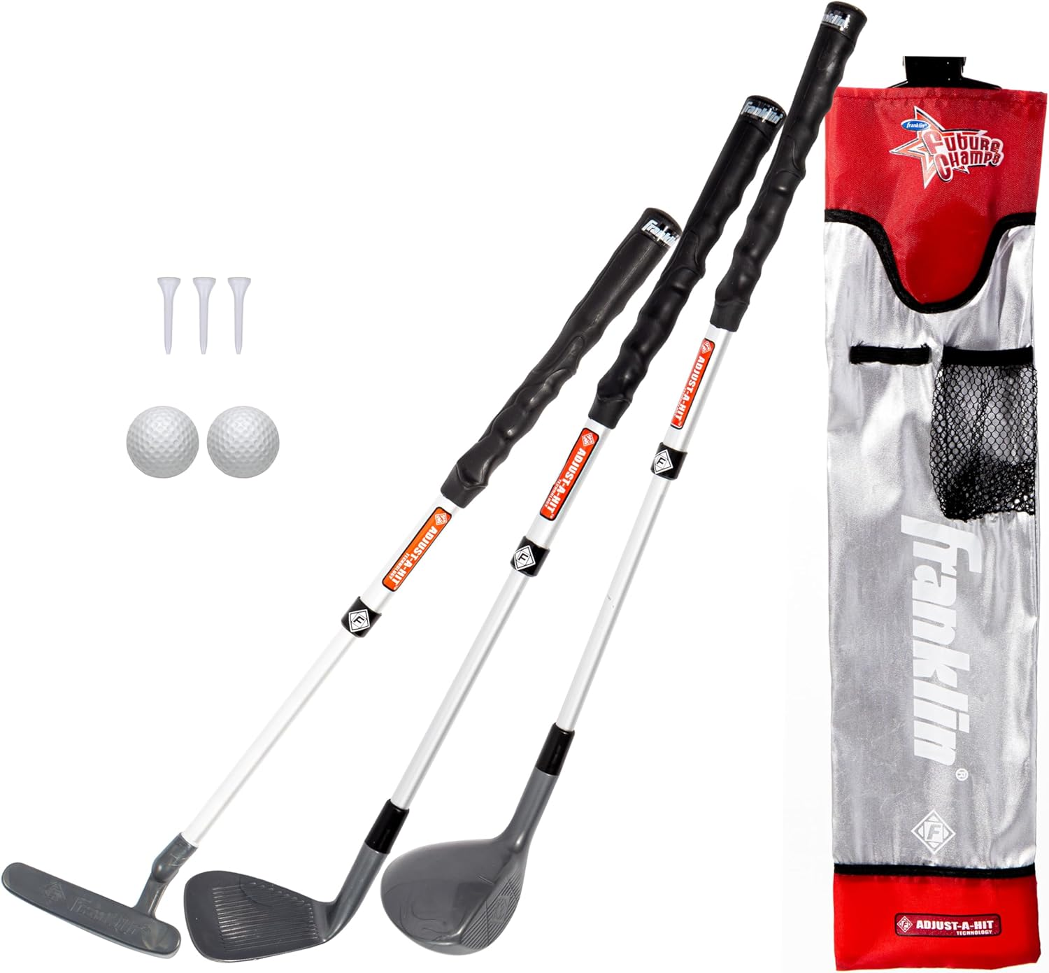 Franklin Sports Youth Golf Set with Adjust-A-Hit Technology