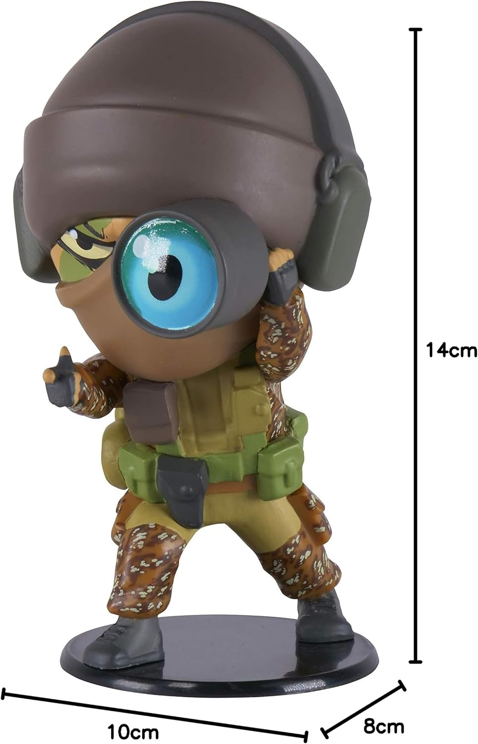 Ubisoft Six Collection Merch Series 4 Glaz Chibi Figurine image number 2