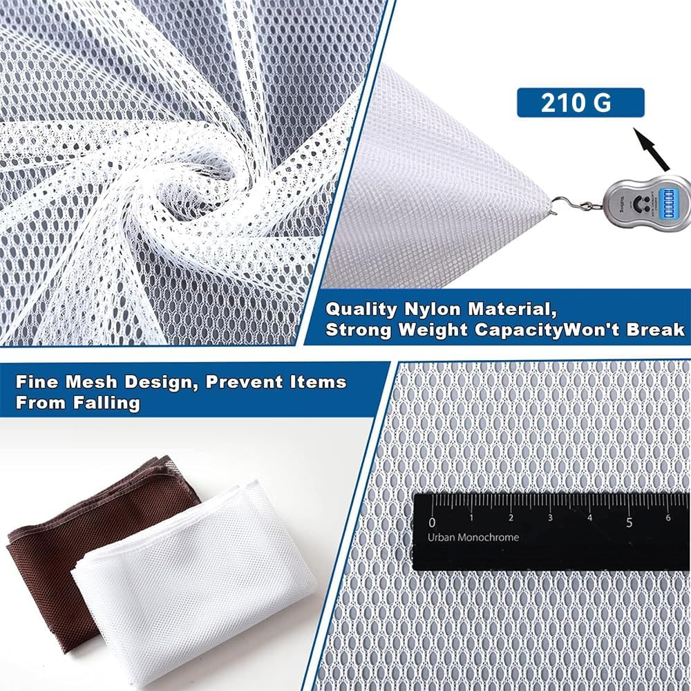 Ausgear 4.5M Child Safety Net - Durable Banister Guard for Stair Railing, Balcony and Stairway Protection - Baby Proofing Dog Gate - Brown, 78Cm X 4.5M image number 6