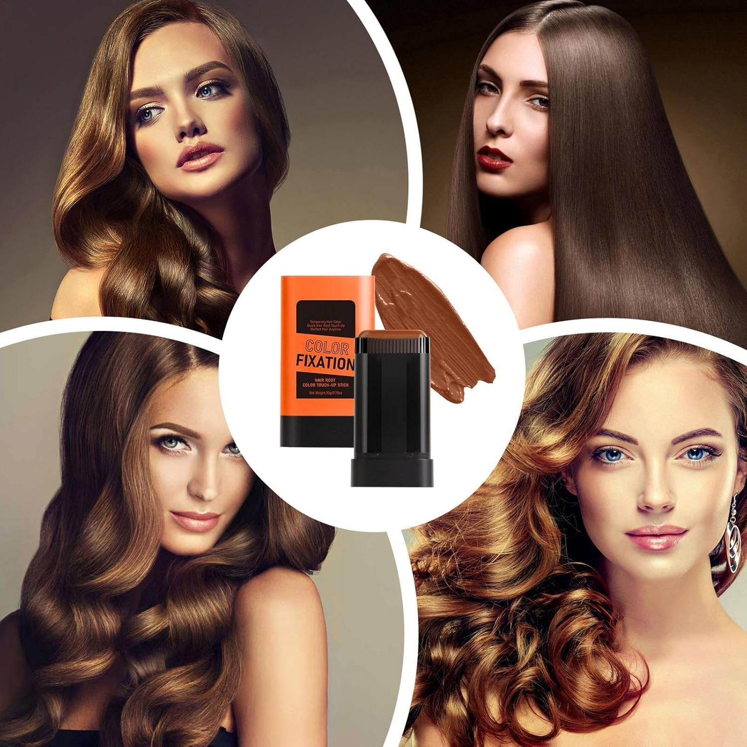 Hair Coloring Brush - Quick Hair Dye, Travel Friendly Hair Color Cream | Instant Hair Dye, Safe Portable Coloring Tool, Professional Hair Dye Brush, Convenient Temporary Dye Comb for Adults image number 5