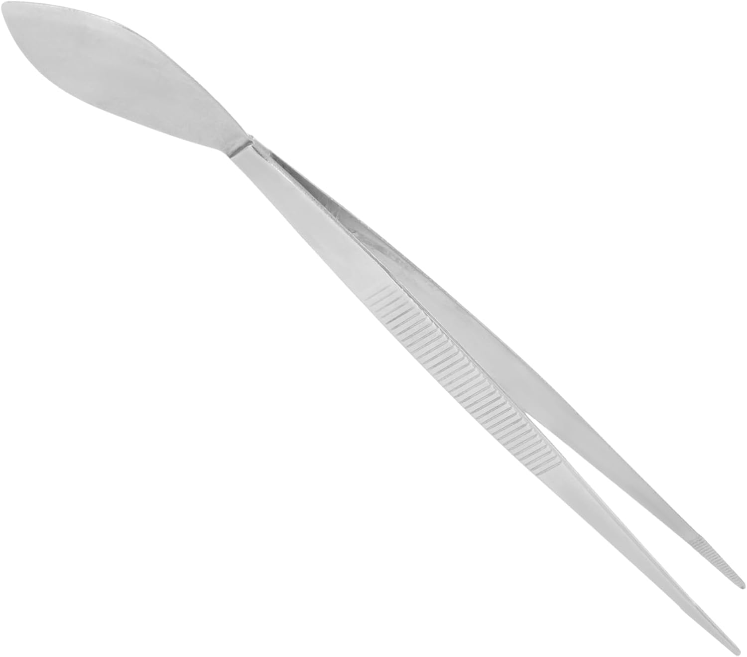 Milisten Stainless Steel Bonsai Tweezers with Ergonomic Handle and Spatula Durable Gardening Tool for Moss Maintenance Plant Pruning and Potted Plant Care Compact Crafting Tweezer For image number 3