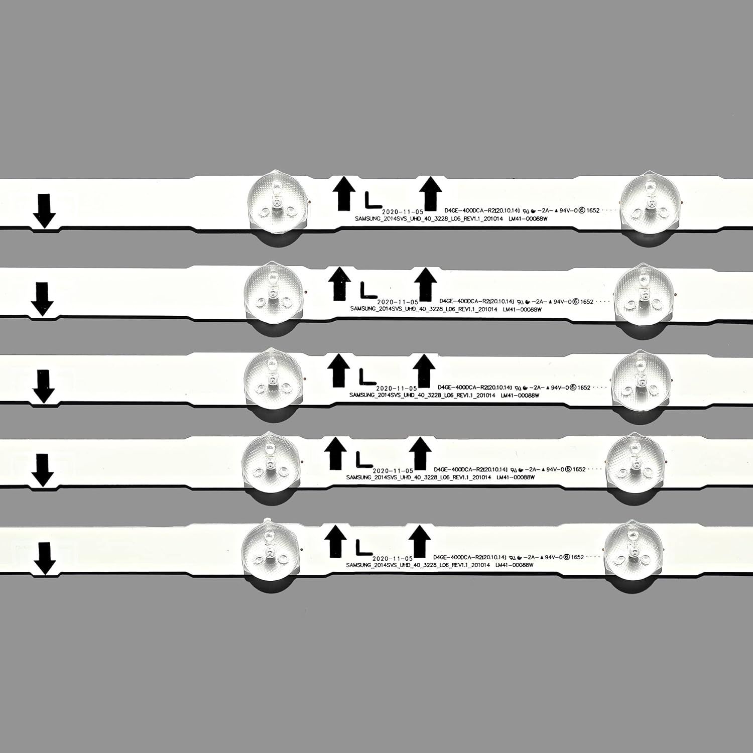 Accessories 10Pcs LED De D4GE-400DCA-R2 LH40DBEPLGC HG40AC690 UE40J6240AK UE40J5600 Para Samsung 40 "TV UE40H5270 UE40J6240AK UE40J5600