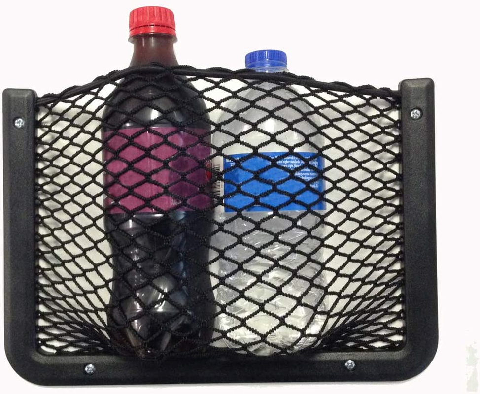 Framed Stretch Mesh Net Pocket for Auto, RV, or Home Organization and Storage (8" X 11")