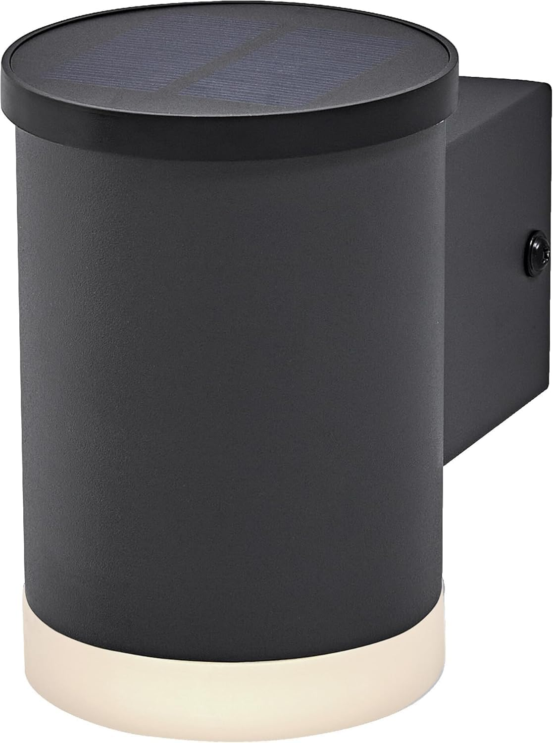 OSRAM Endura Style Solar Oxford Outdoor Light, 0.5 W, 50 Lm, Wall Light, Dark Grey, Indirect Lighting, Rechargeable Battery, IP44 Protection Class, 3,000 K Colour Temperature, Warm White Light Colour image number 1