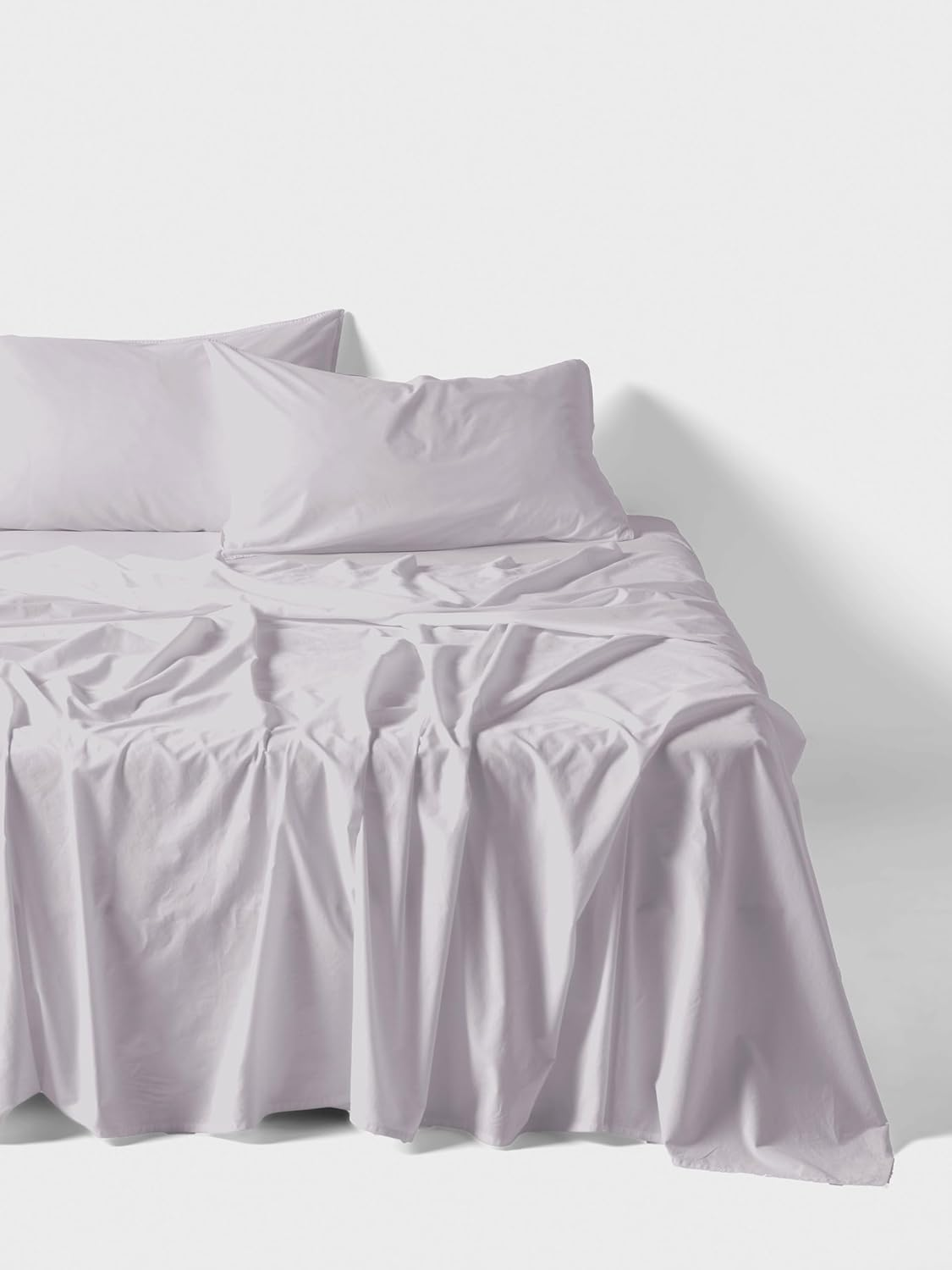 Linen House Terra Bed Sheet Set, Steel, Double Bed