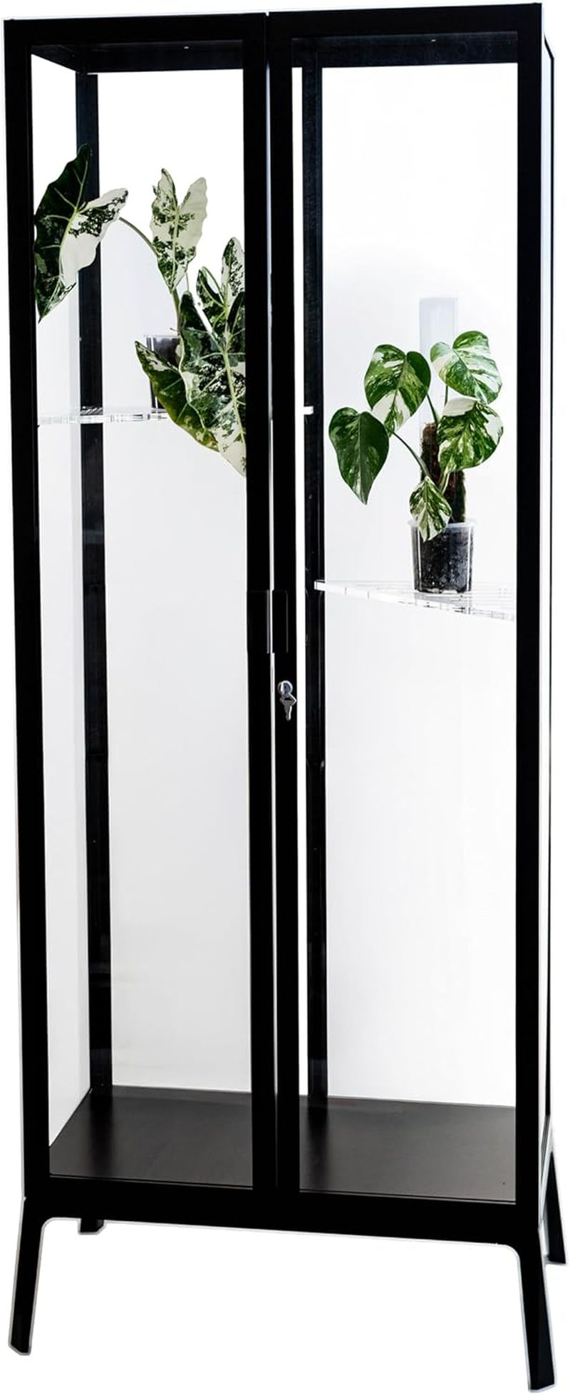 Greenhouse Acrylic Shelf for IKEA Milsbo Tall Cabinet - 10Mm Thick Corner Shelf Set 2 Pack