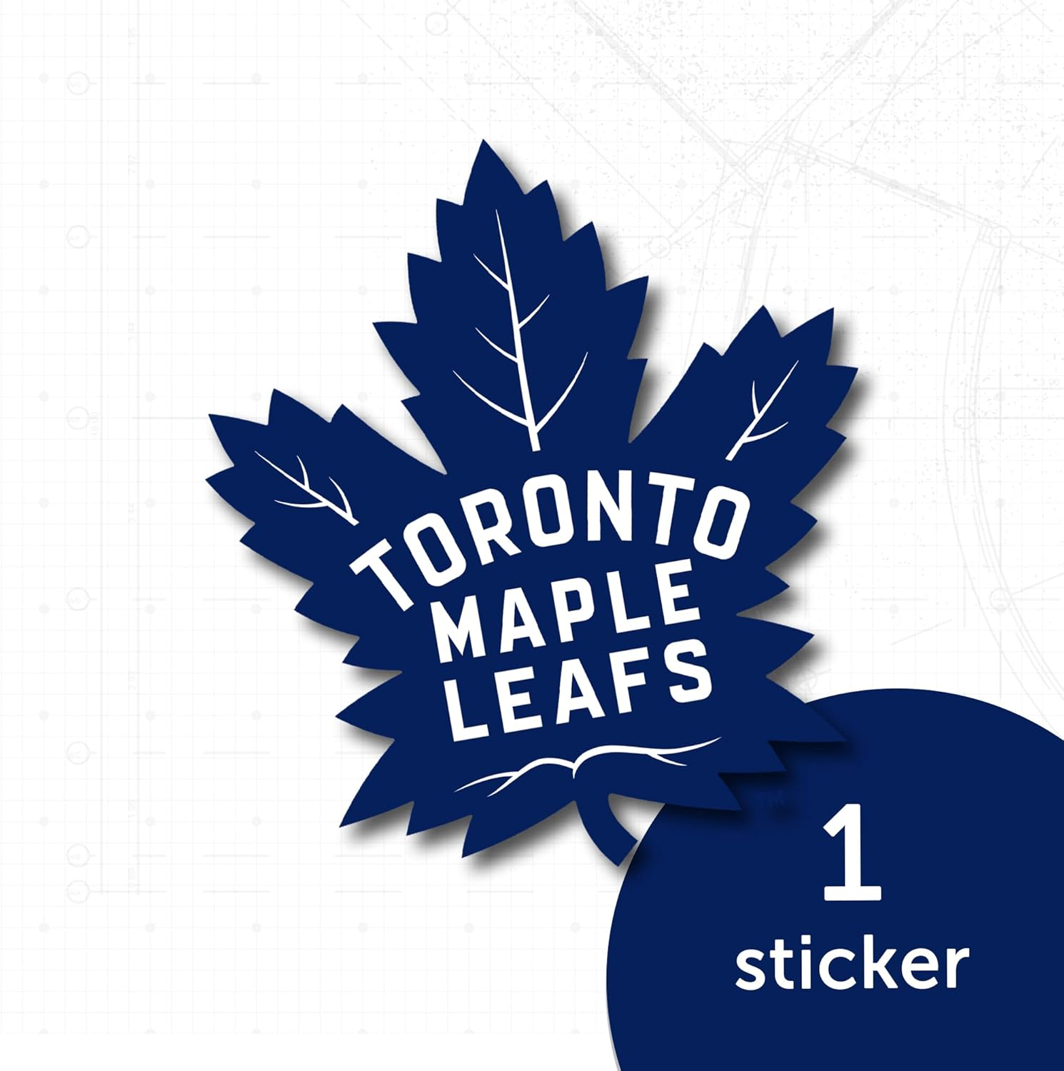 Toronto Maple Leafs Team NHL National Hockey League Sticker Vinyl Decal Laptop Water Bottle Car Scrapbook (Individual - Main Logo) image number 3