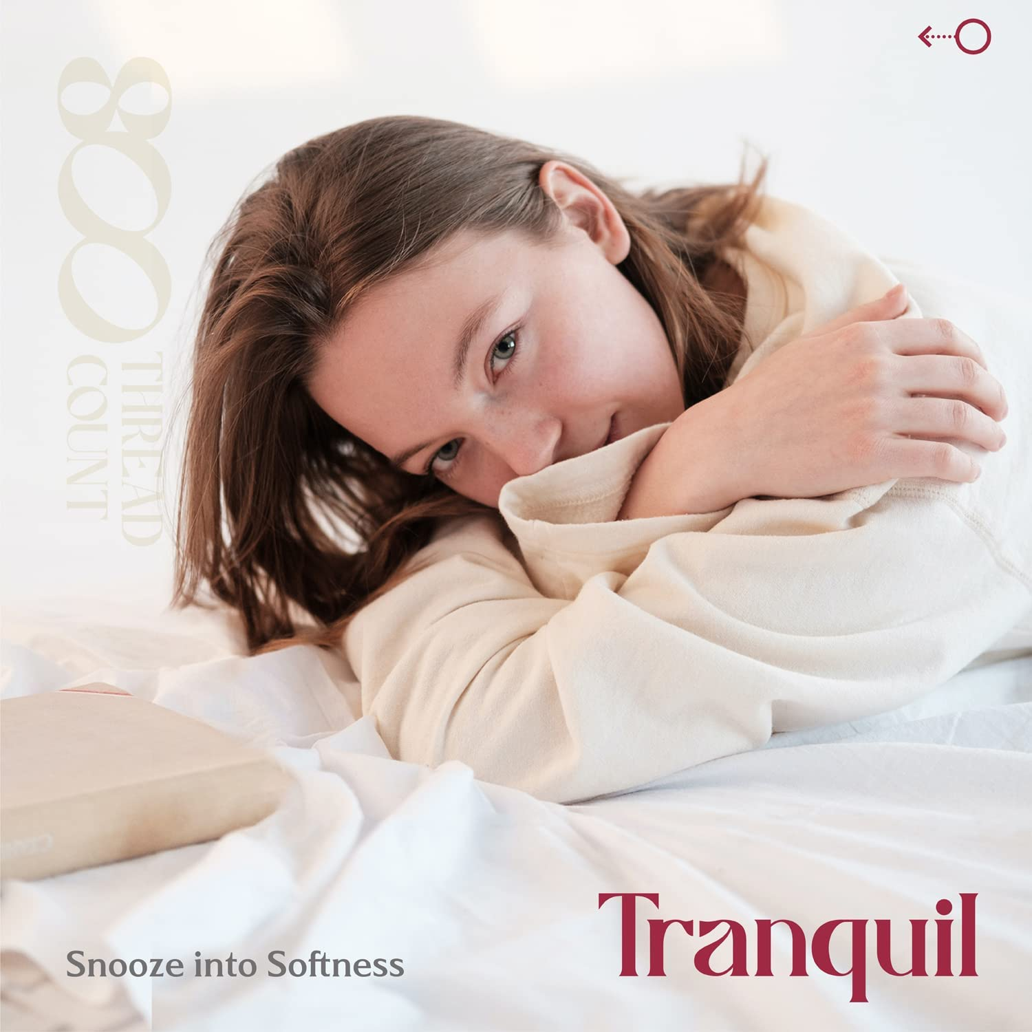 100% Egyptian Cotton Sateen Weave 800 Thread Count Queen Fitted Sheet with Elastic All around - Fits Mattress Upto 18'' by Mayfair Linen White image number 2