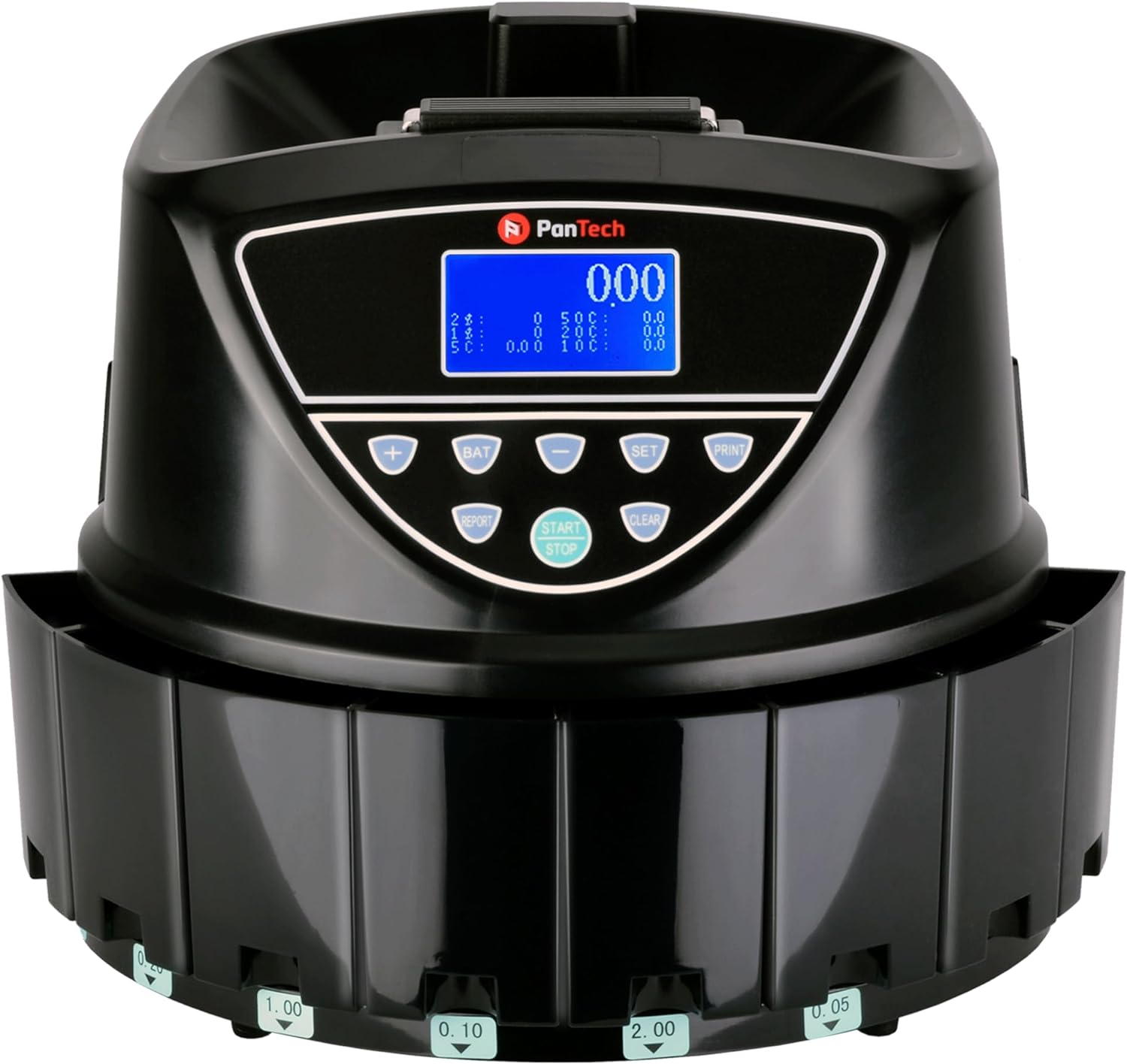 Pantech Australian Coin Counter Sorter-High-Speed Coin Counting Machine, up to 400 Units/Min-Money Digital LCD Display-Anti-Jam Function- Versatile Coin Sorter Australian- Coin Counting Machine image number 1
