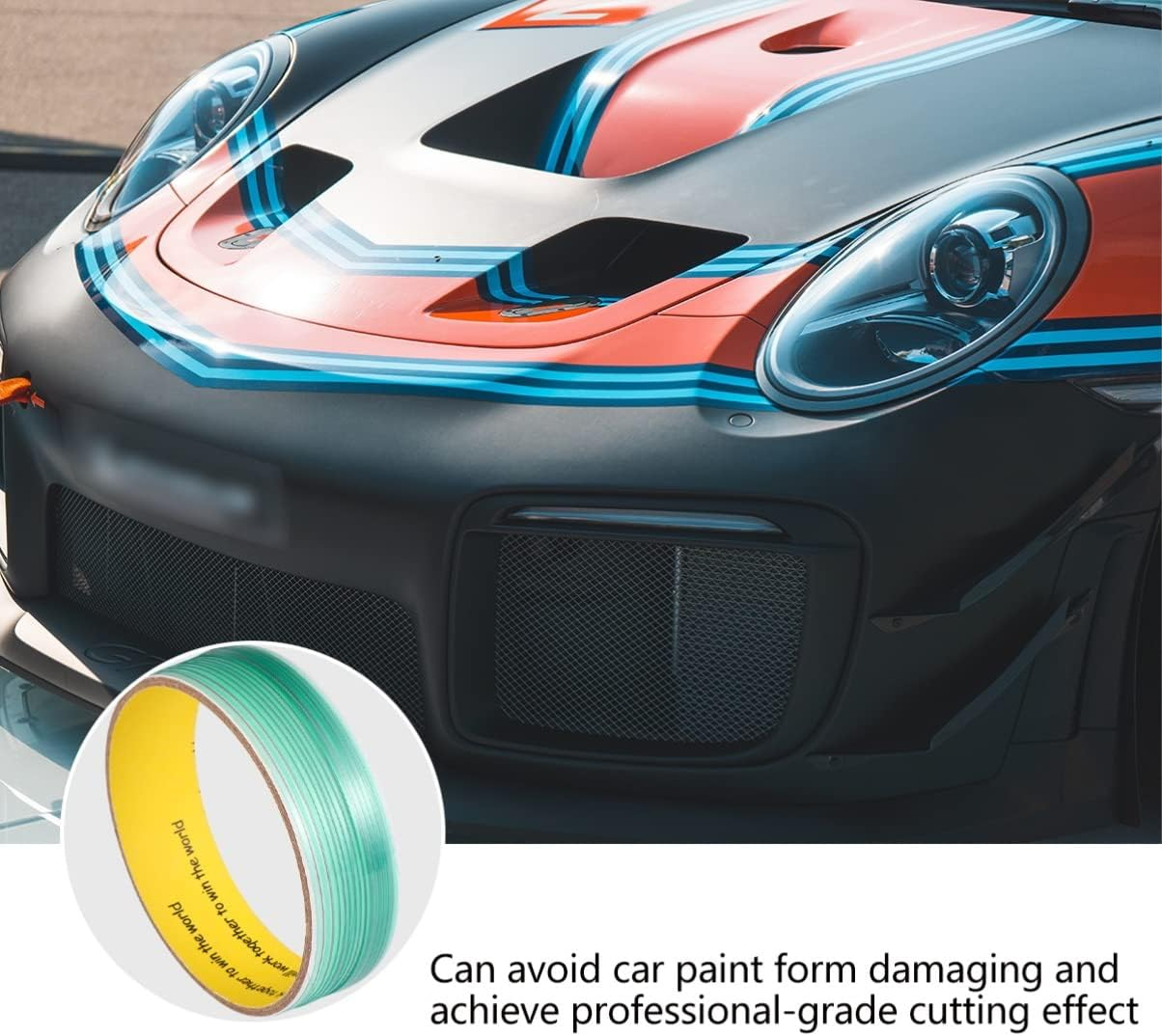 ERINGOGO 2Pcs Car Wrap Sticker Cutting Tool Car Vinyl Film Tape Easy Application image number 1