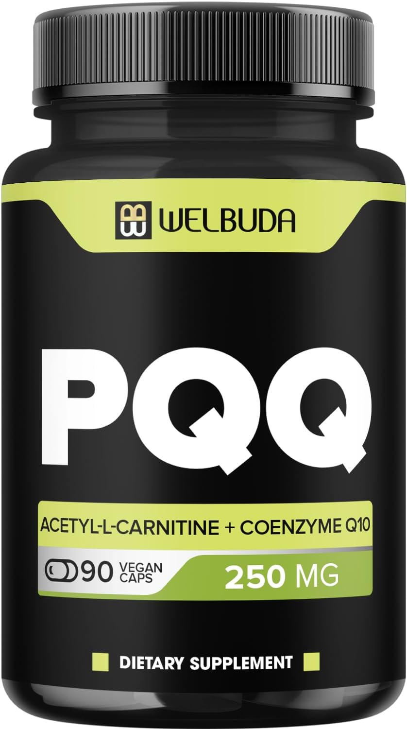 PQQ Supplement 250Mg - 90 Capsules for 3 Months - High Concentrated with Acetyl-L-Carnitine, Coenzyme Q10 - Supports for Energy Production, Cognitive Health & Circulatory System image number 2