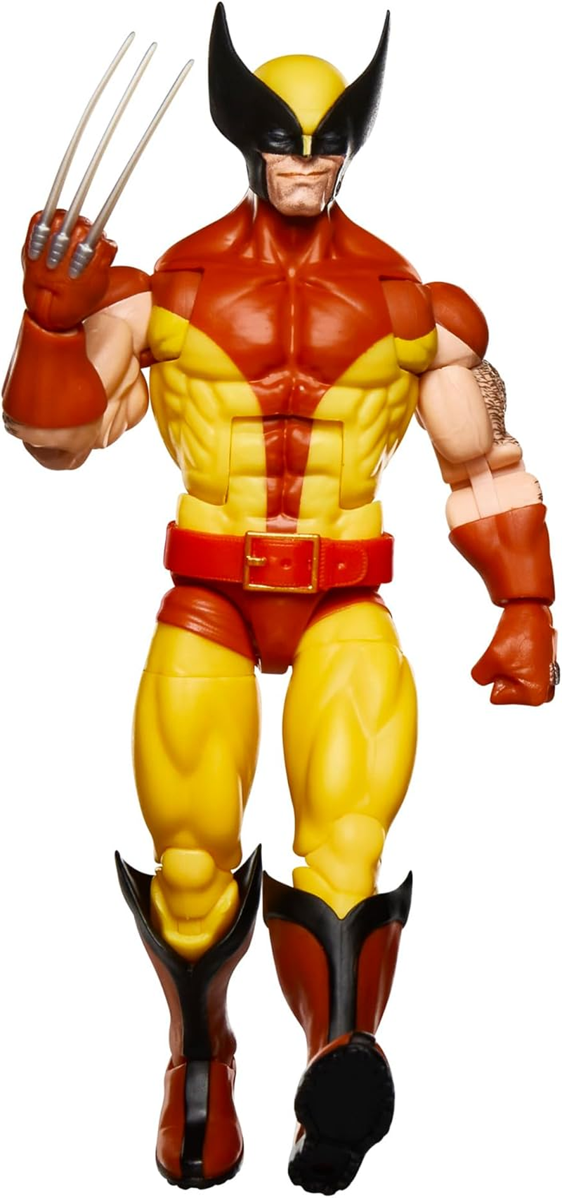 Marvel Legends Series Wolverine, X-Men Retro Marvel Comics Secret Wars Collectible 6 Inch Action Figure with Shield image number 6