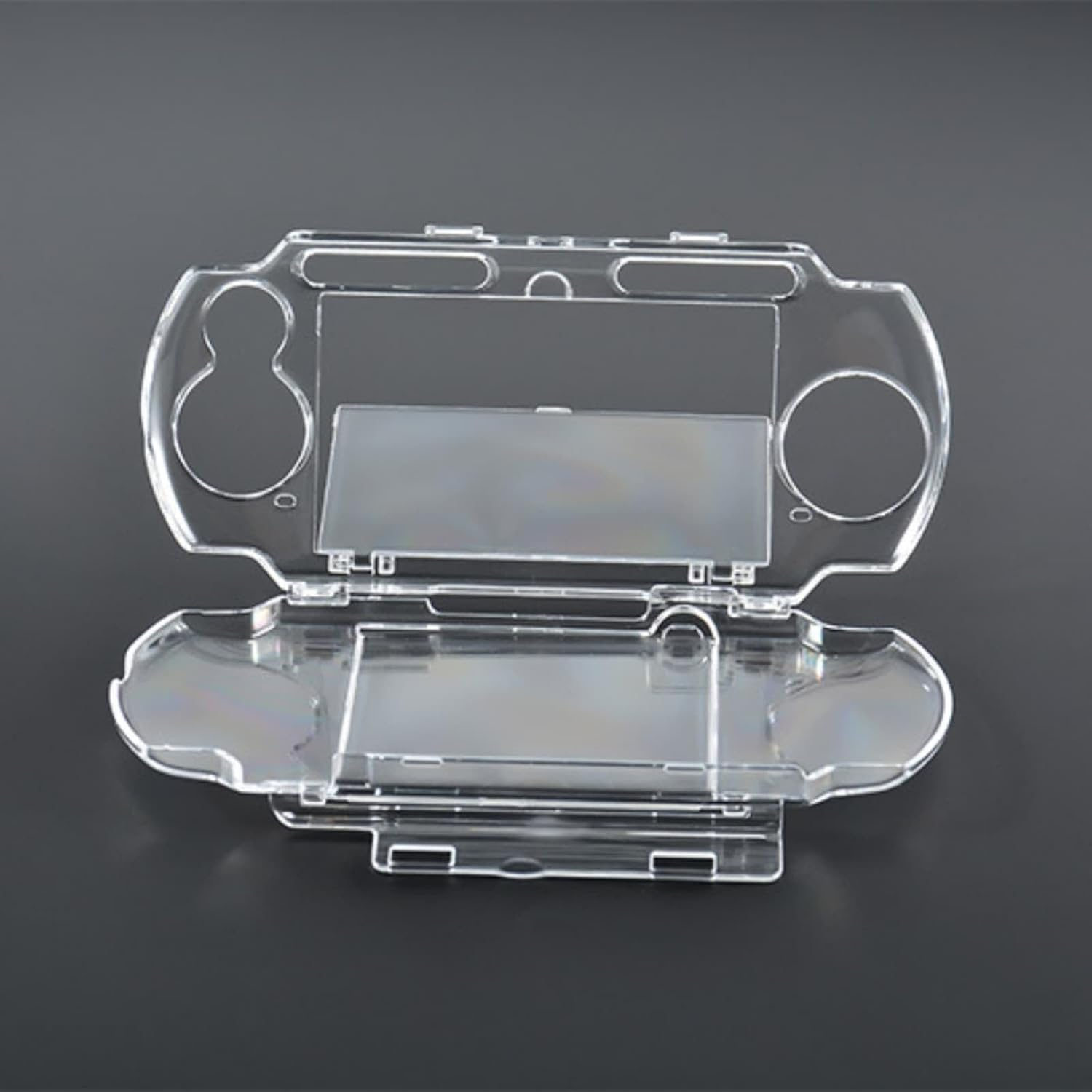 Transparent Hard Case for PSP 2000 3000 Console Crystal Protective Shell Back Stand Shockproof Cover anti Scratch Handheld Gaming Accessory image number 1