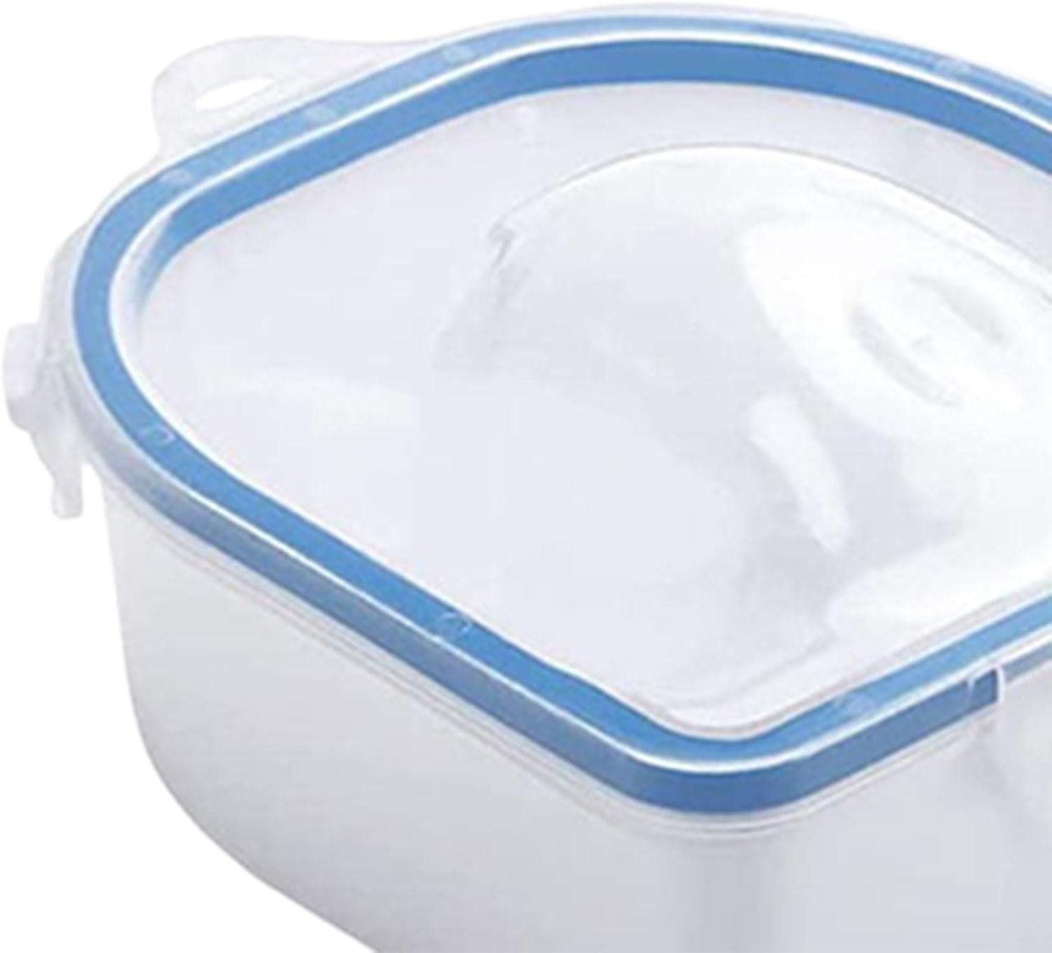 Koolsoo 2X Nail Soaking Bowls Nail Soak off Bowl Double Layer Professional Dip Powder Remover Tools Nail Art Tool for Hands Acrylic Nails Home Salon, Blue - Blue image number 6