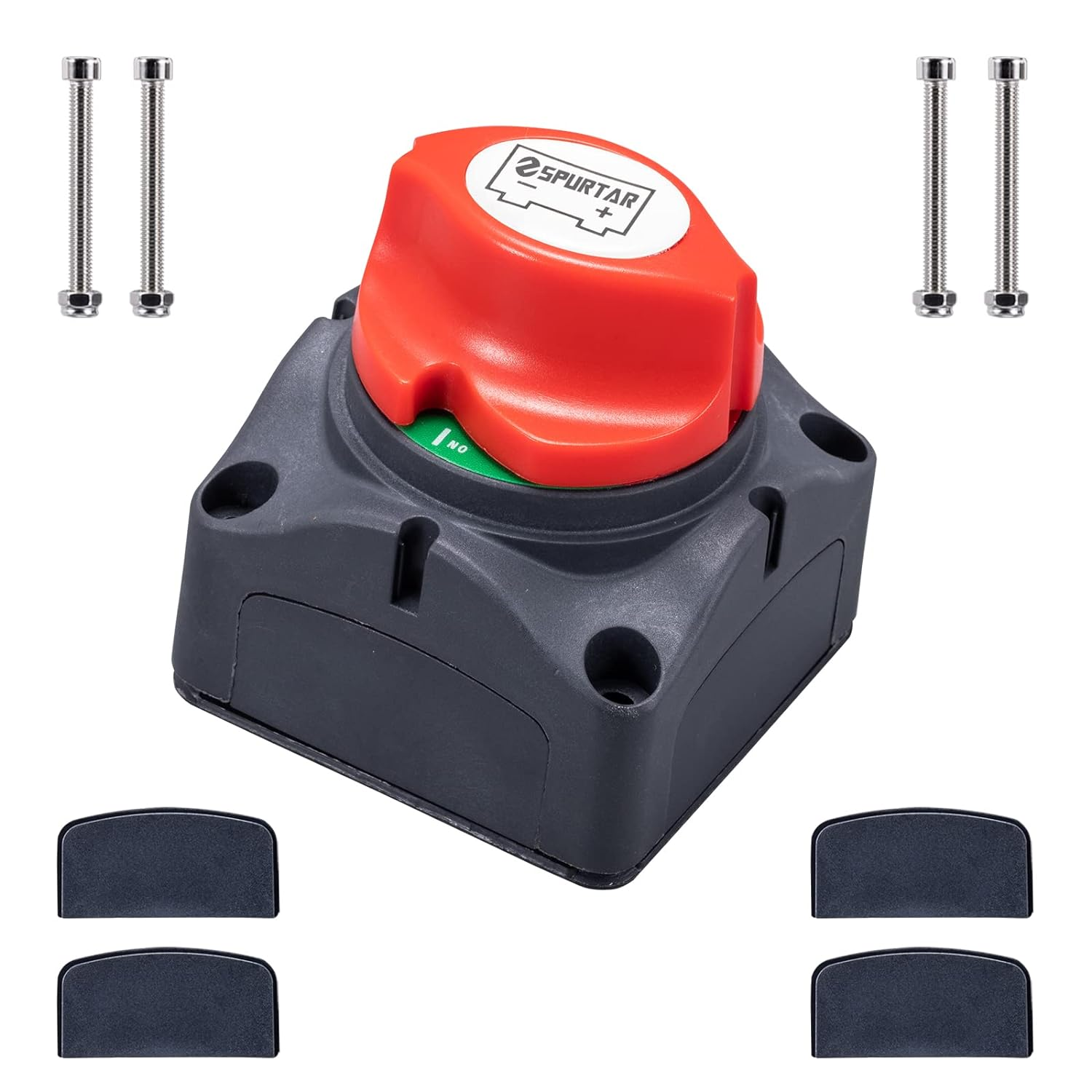 Spurtar Battery Isolator 12V 24V 48V Master Battery Disconnect Switch Battery Kill Switch Shut off Switch for Car for RV ATV UTV Caravan Boat Marine (On/Off) image number 5