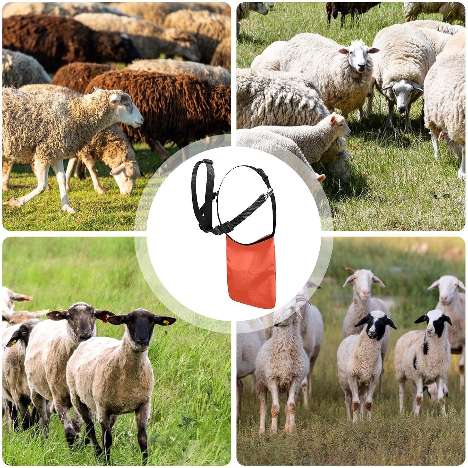 Goat anti Mating Apron - anti Breeding Sheep Animal Skirt for Goats,Livestock Clothing Bellyband for Livestock Keepers Homesteaders Farm Owners Breeders image number 6