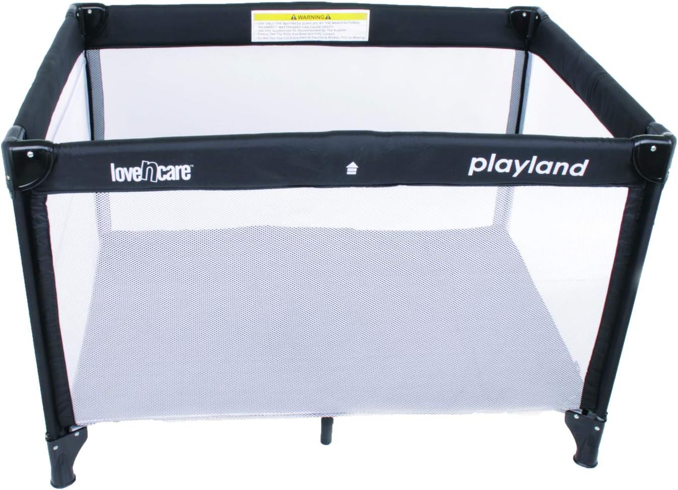 Love N Care Playland Travel Cot, Nero image number 3