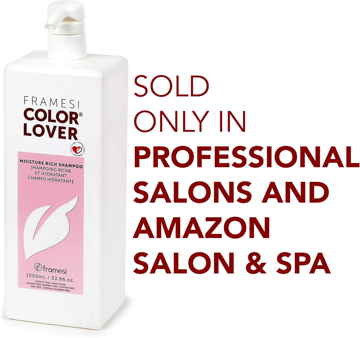 Framesi Color Lover Moisture Rich Shampoo, 999.58 Ml image number 4