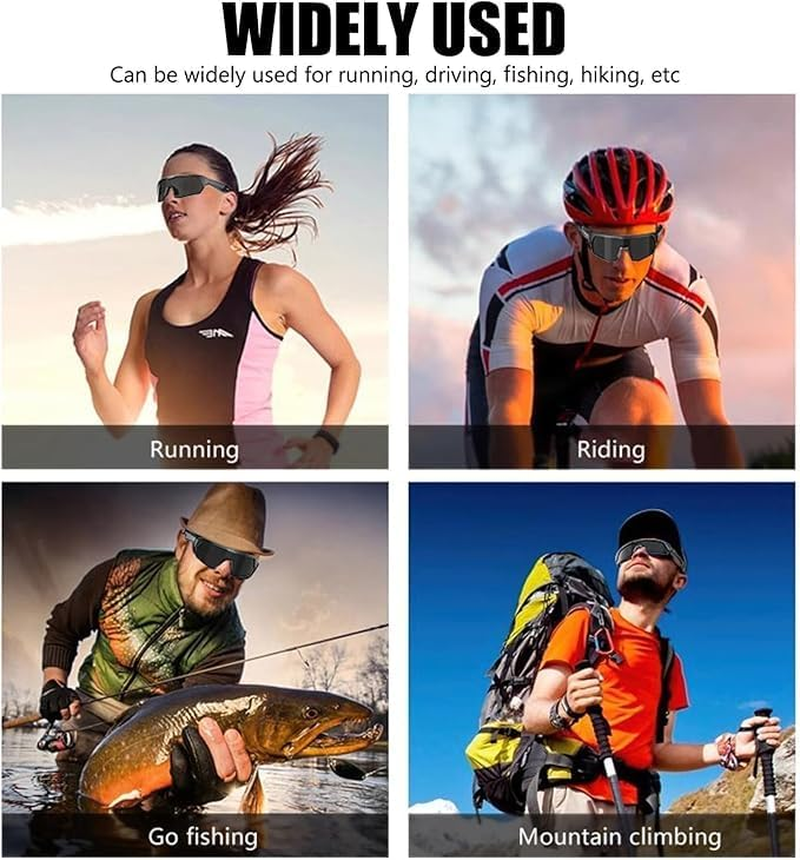 Bluetooth Smart Sunglasses,Bluetooth Cycling Headset,One-Click Response,Uv Protection,Voice Navigation,Suitable for Outdoor Mountaineering,Cycling and Running