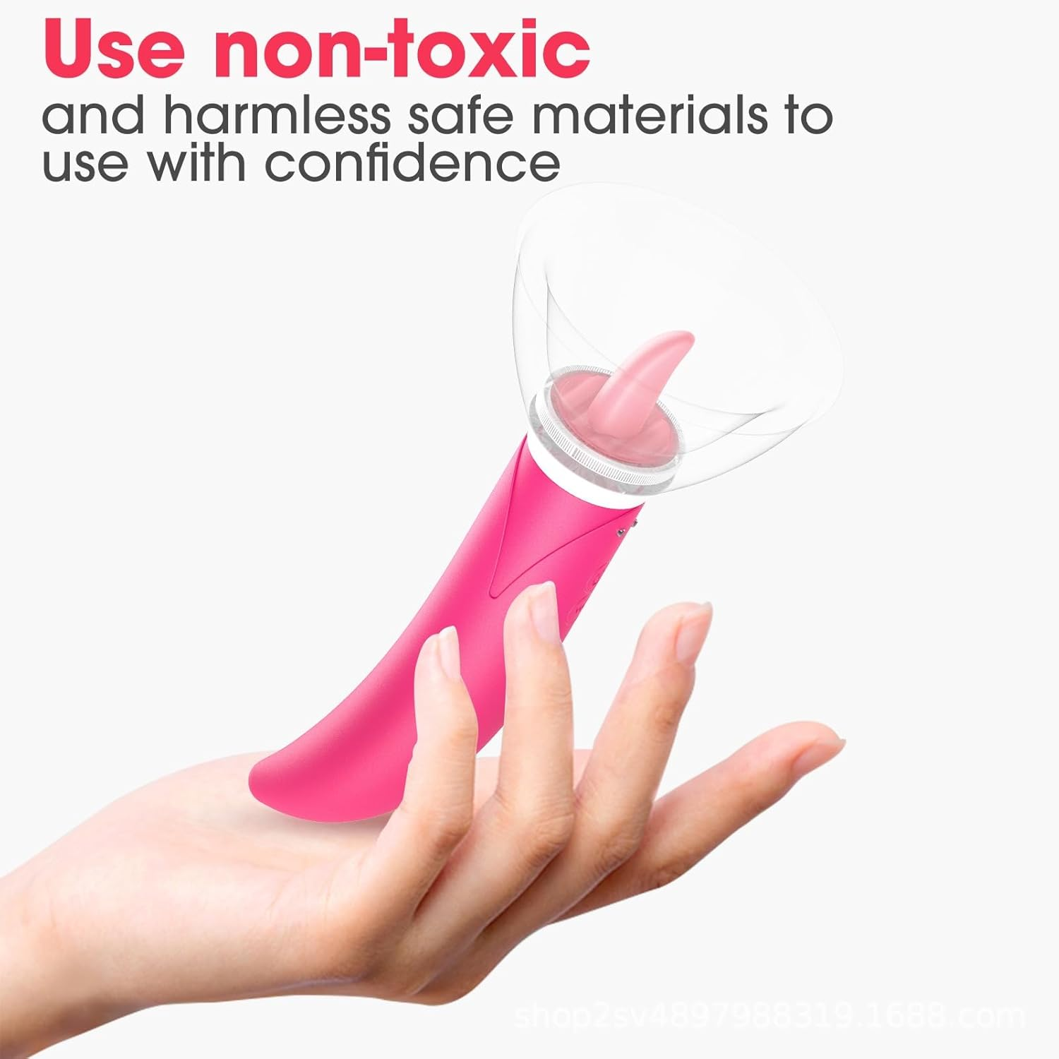 10 Speeds Continuous Breast Stimulation and Exciting than Reality USB Magnetic,Nipple Toys for Couples, Inernal Bubbling Waterproof, Pink Color image number 5