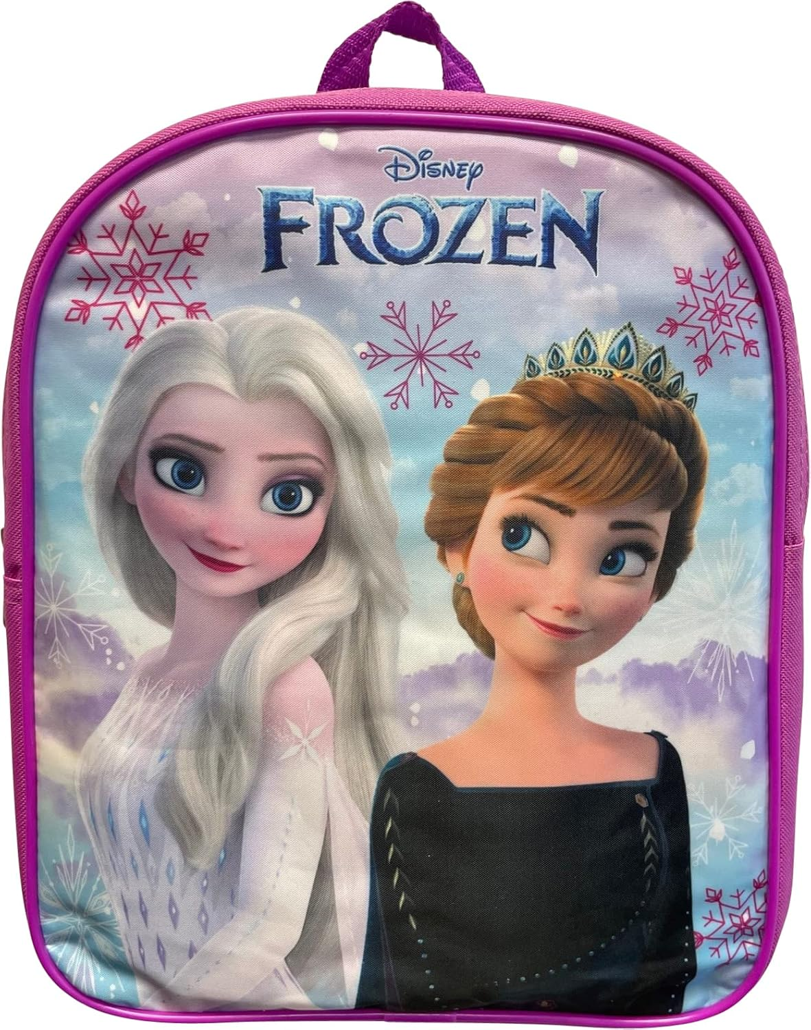 Ruz Frozen Anna and Elsa Toddler Girl 12 Inch Mini Backpack (Pink), Pink, Small, Modern image number 3