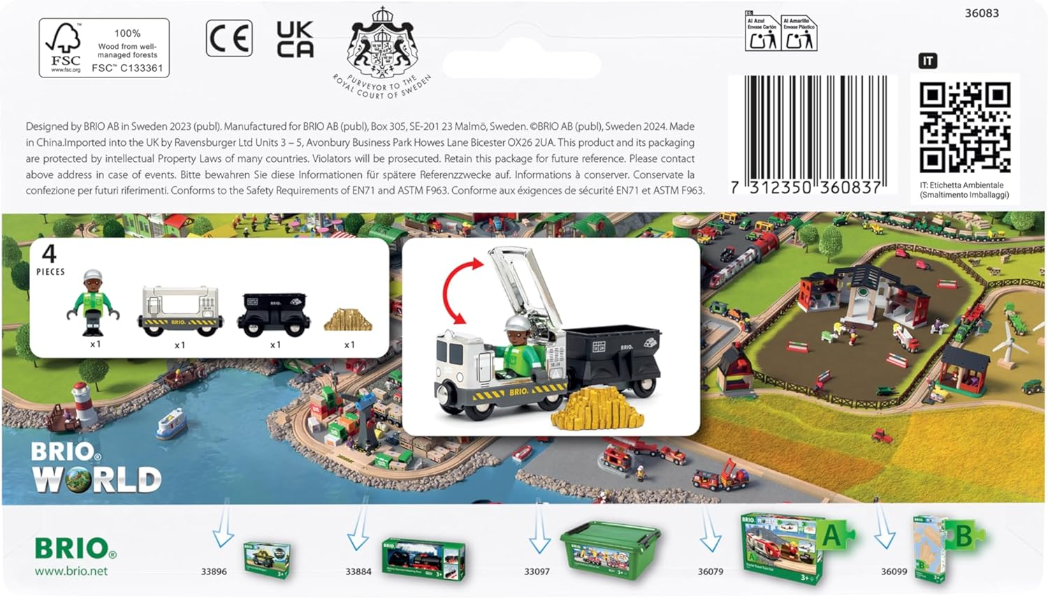 BRIO - Special Edition Train (2024) 4 Pieces image number 4