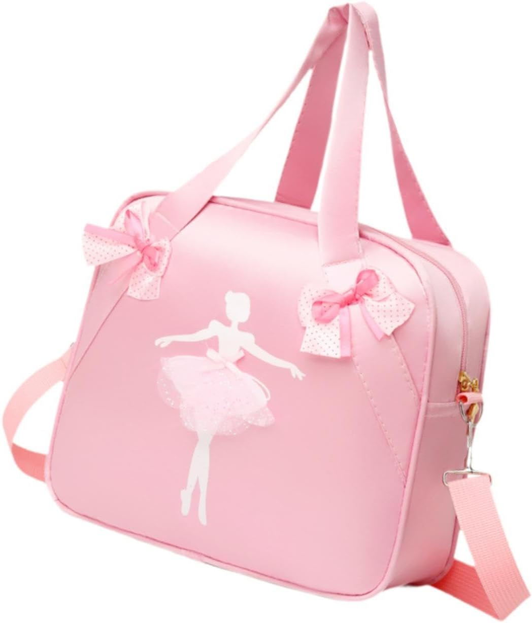 Generic Cute Ballet Dance Bag Ballet Dance Backpack Handbag for Sports Gymnastics Travel - Style B image number 3