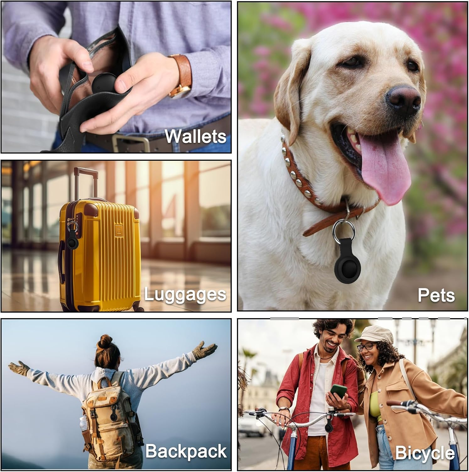 ICOO Airtags,Tracker Smart Tracker,Working with Apple Find My. Perfect for Locating Keys, Luggage, Backpacks, and Pets. with Replaceable Batteries, Loud Beeps, and Worldwide Tracking 1-Pack. image number 6