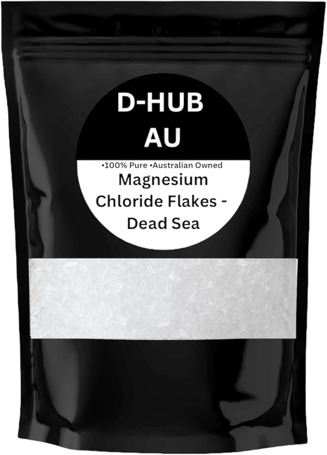 D-HUB AU: 2Kg Magnesium Chloride Flakes-Dead Sea Bath Flakes in Bulk | 100% Natural Magnesium Chloride Flakes |Purest Dead Sea Bath Salts for Skin, Bath Soaking & Muscle Relaxation. image number 5