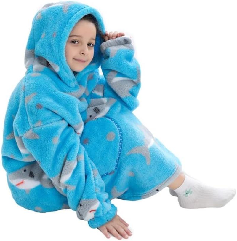Costume Bay Oversized Wearable Blanket Hooded Fleece Hoodie Comfy Giant Warm Sweatshirt Ultra Plush with Front Pockets - Bear image number 7