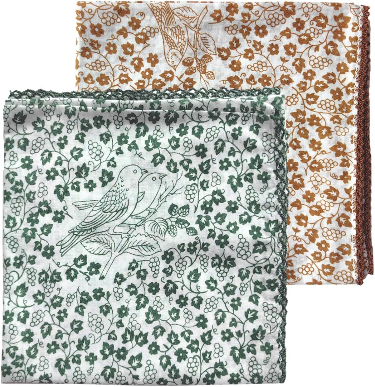 Pemilosci 2 Pack Large Cotton Bandana Headband, Head Wrap, Protective Coverage, Hair Neck Scarf for Women 28 X 28 Inch