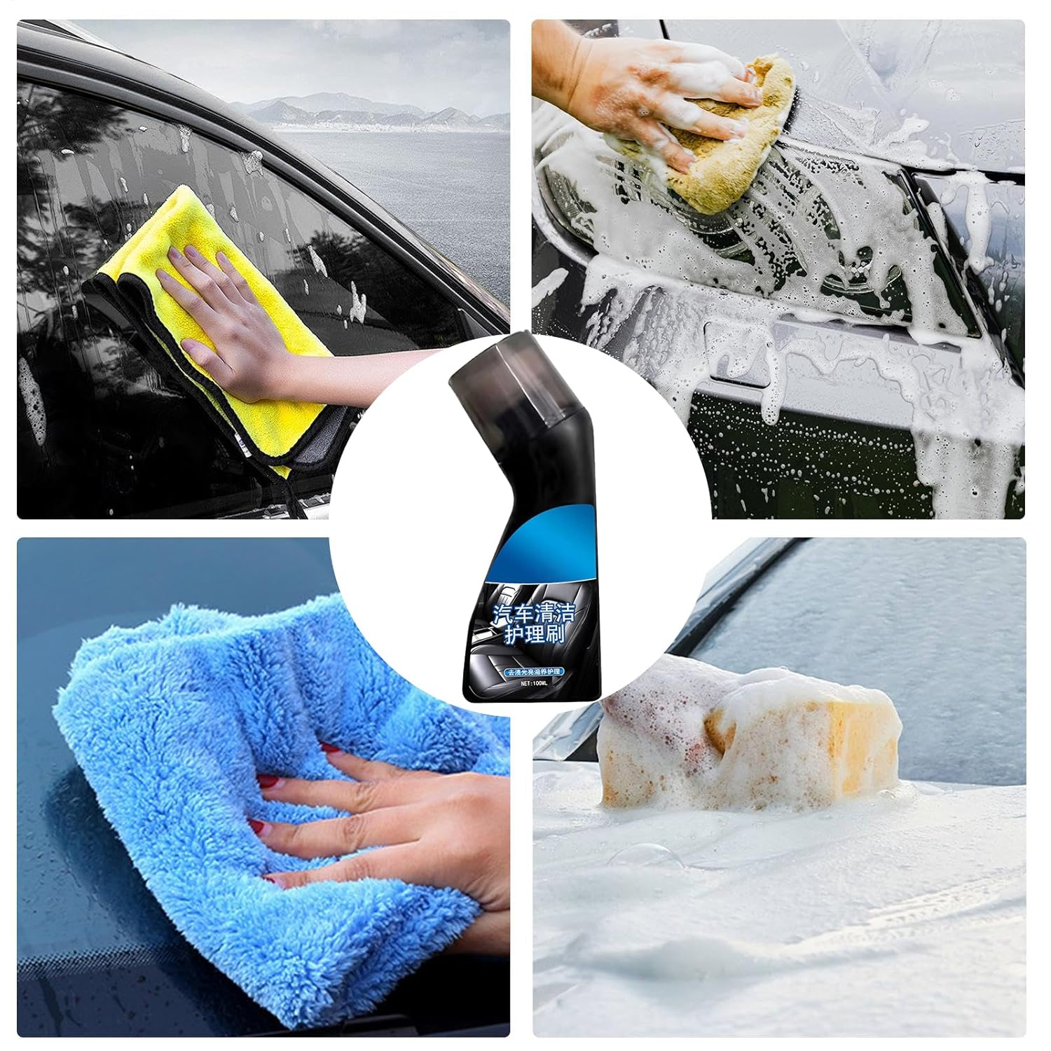 Solution Finish Black Trim Restorer - 100Ml Automotive Black Trim Restorer | Auto Detailing Supplies for Dashboards Door Bumpers Headlight Frames Truck and RV Family Friends Young image number 4