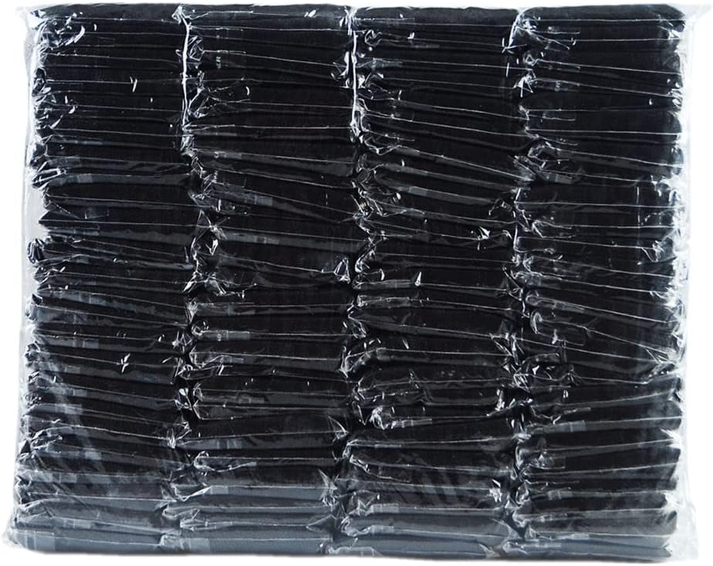 100 Pieces Disposable, String Fleece Tangas Panties Made of Fleece Ladies String Shape - Black, as Described image number 5