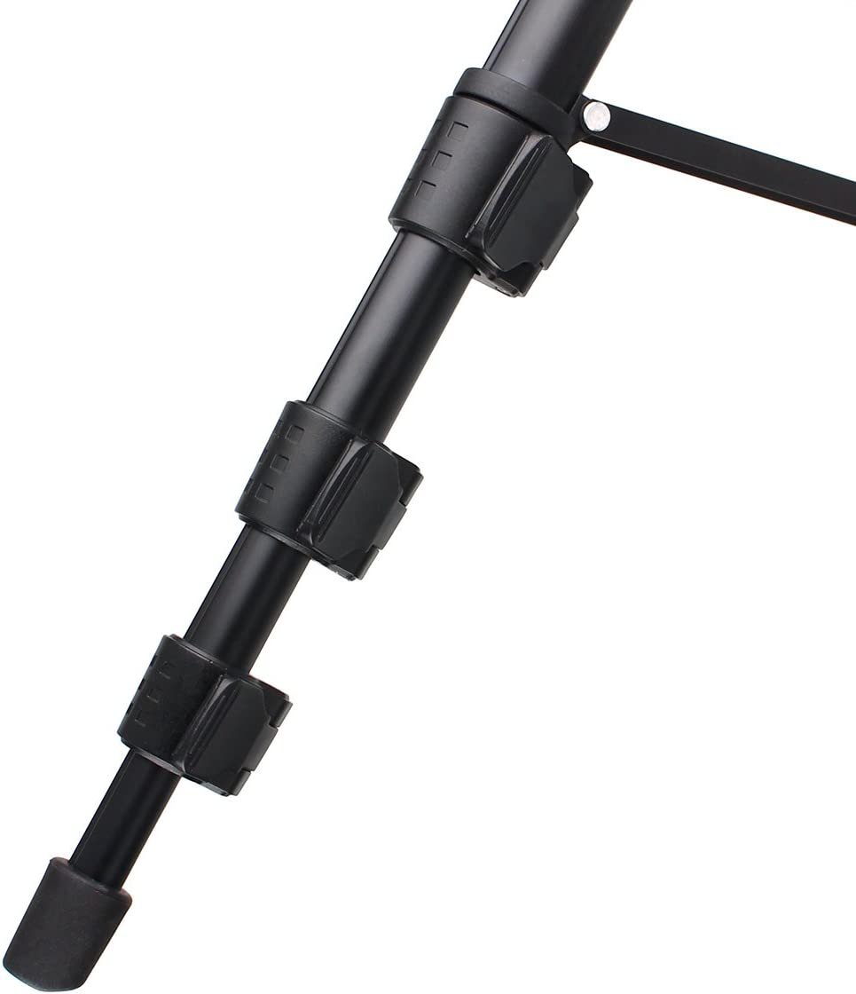 SVBONY SV101 Tripod Camera 54In Travel Compact Lightweight Aluminumtripod Spotting Scope with Carry Bag Travel Tripod Compatible image number 6