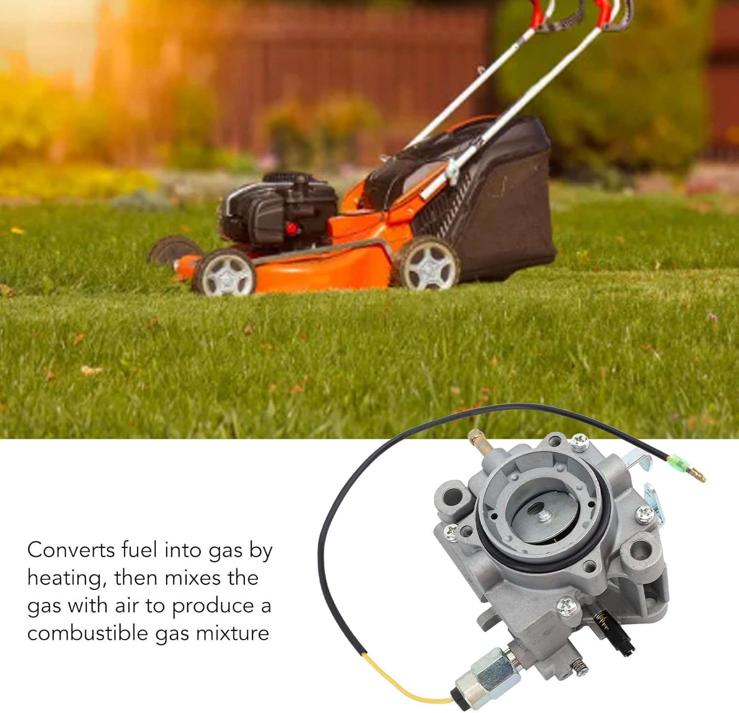 Carburetor Kit Assembly for FD620D MIA11386 MIA12362, 15004-0799 Engine Carb with Paper Pads, Lawn Mower Carburetor Carb Replacements image number 4