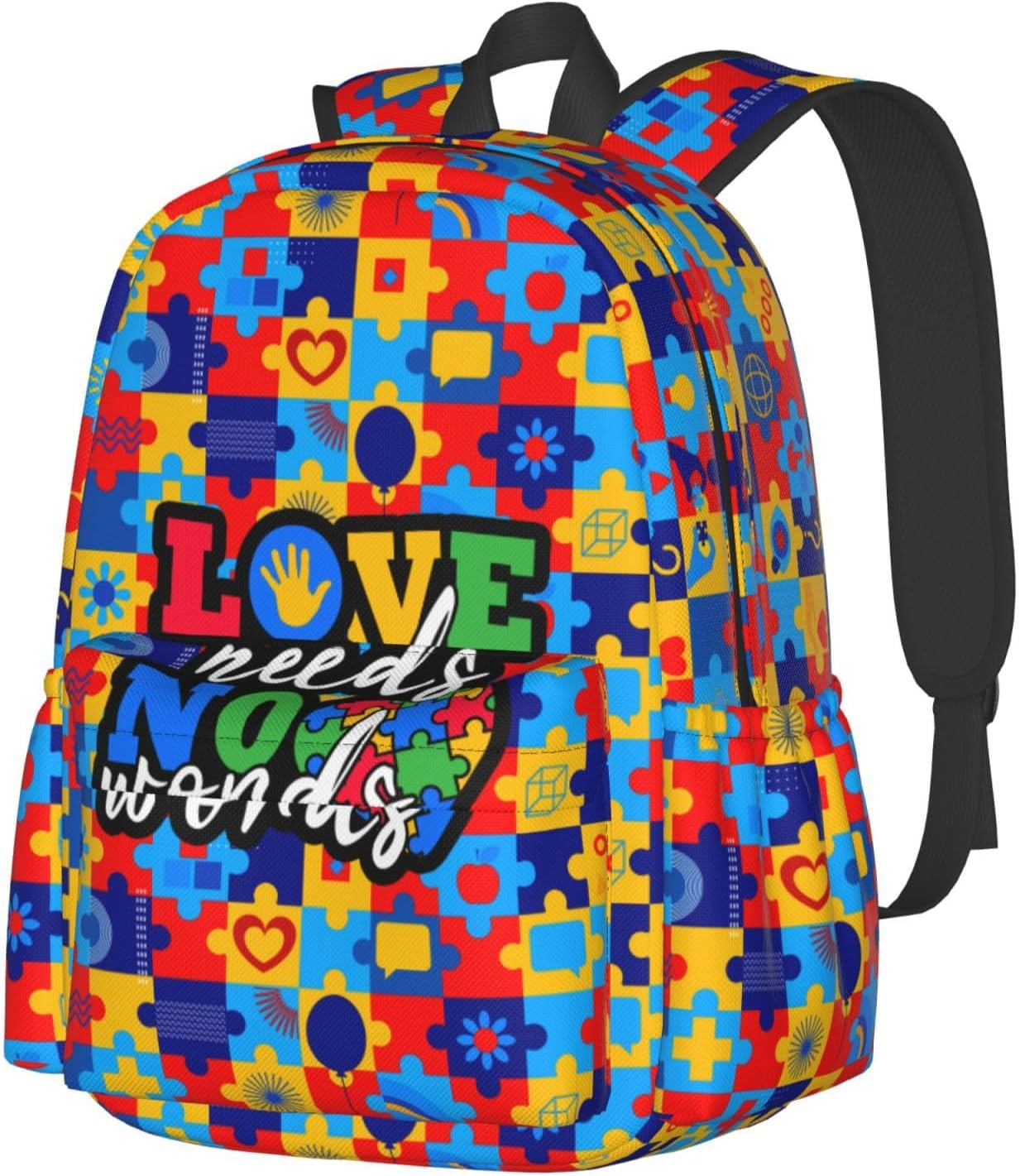 Kids Backpack School Bag Lightweight Bookbag Casual Daypack for Girls Boys Women Men Travel Laptop 16 Inch
