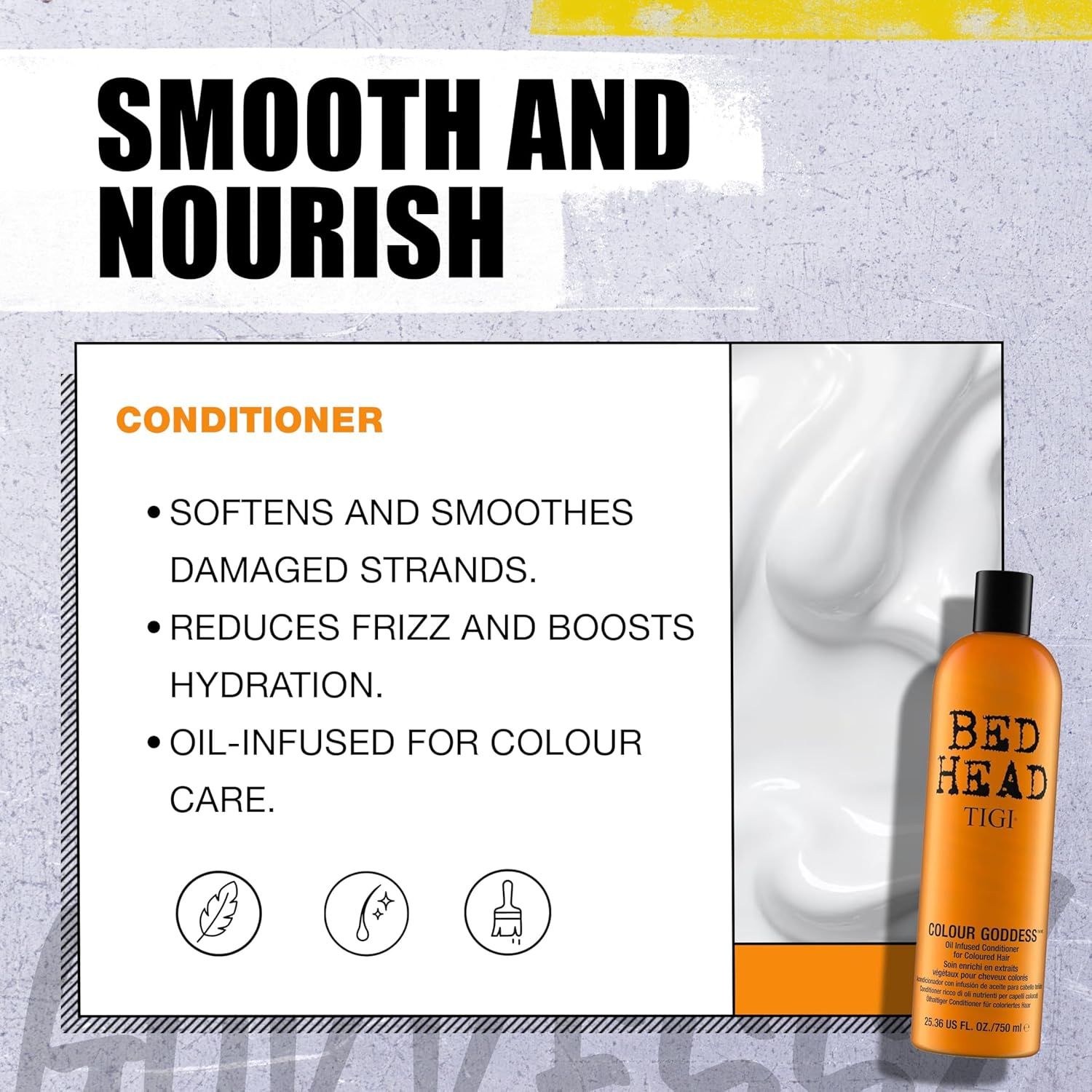 Bed Head Colour Goddess Shampoo, 750 Millilitre