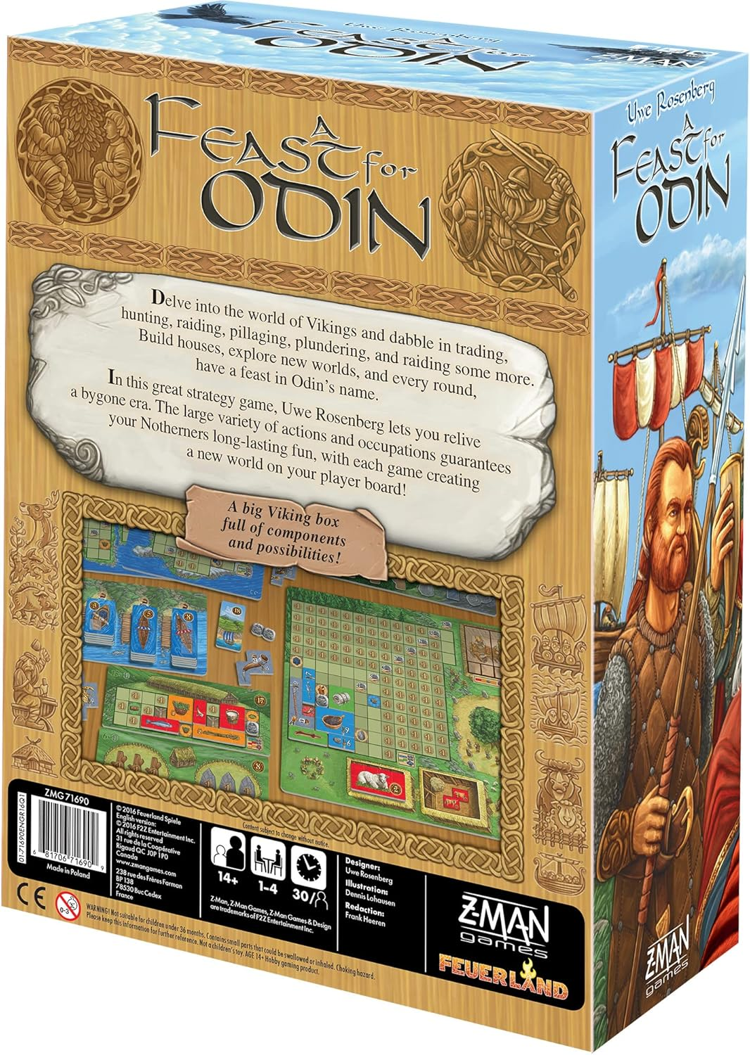 Z-Man Games a Feast for Odin Board Game image number 6