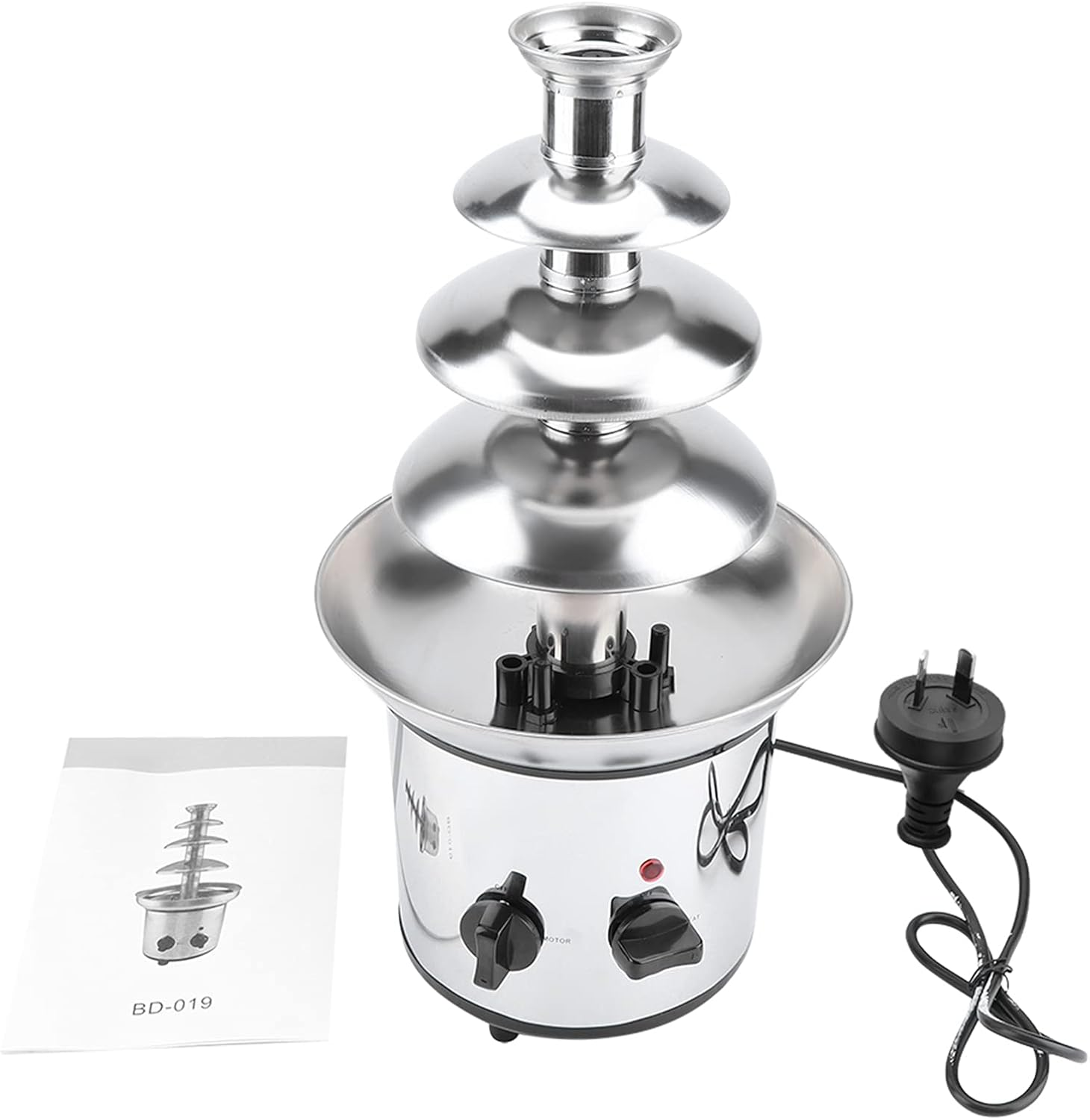 Fast Melt Chocolate, Adjustable Stanza Temperature, 4 Tiers, Unique Bowl Design, for Dipping, Suitable for Various Occasions image number 2