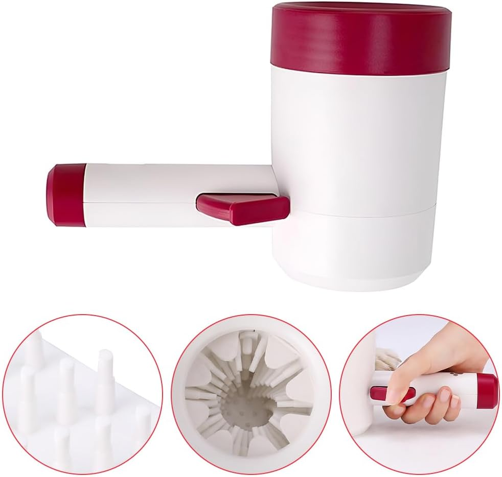 Pet Clean Foot Cup,Dog Cleaning Cup,Pet Soft Silicone Brush,Paw Brush Cleaner,Dog Paw Cleaner,For Small Medium Dogs,Portable Dog Paw Cleaner Tool,Easy to Use and Clean image number 6