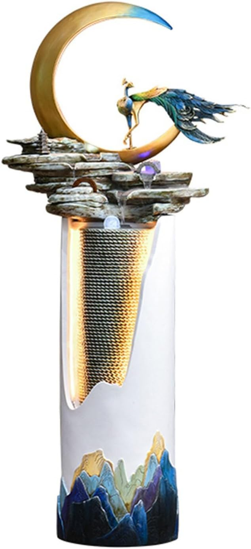 Outdoor Fountain Modern Fountain, Circulating Water Atomised, Hotel Fortune Feng Shui Wheel, Living Room Entrance Floor Ornaments image number 4