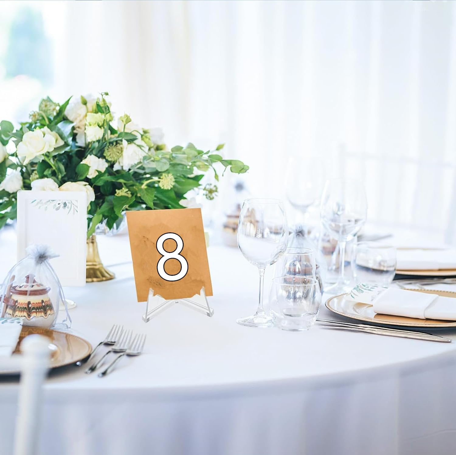 Card Display Stand, Acrylic Card Display Clear Mini Card Stands Sports Card Holder for Display Challenge Medals Baseball Card Trading Cards Coin Graded Card(30 Packs) image number 6