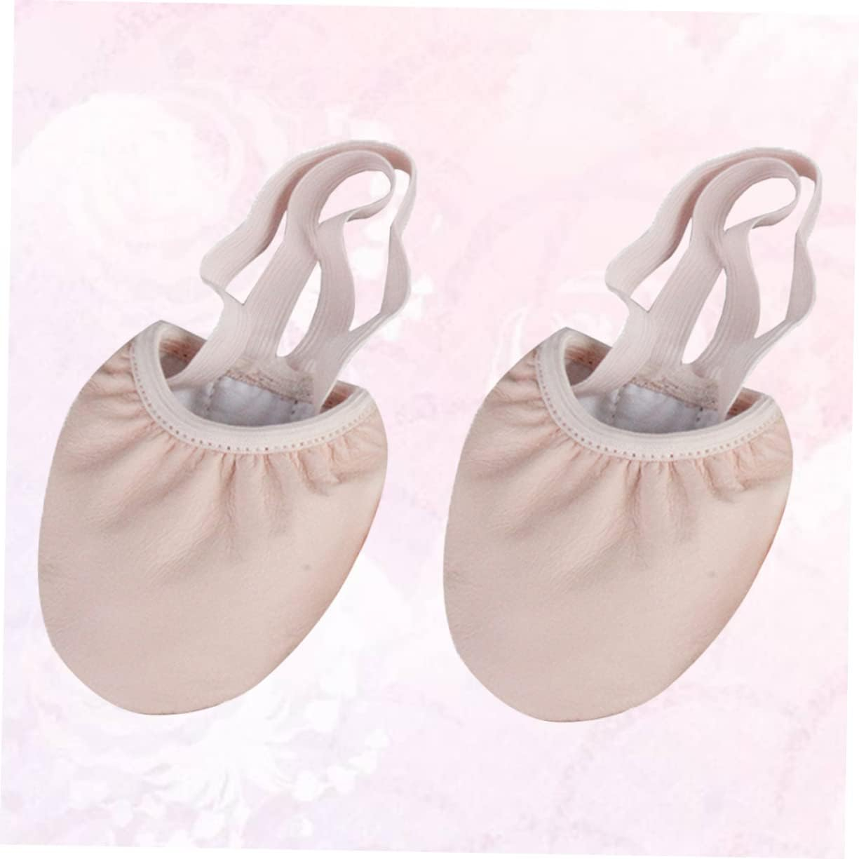 NOLITOY Professional Ballet Toe Shoes Half Sole Leather Dance Shoes for Women Size 33 (S) Elastic Band Ballet Dance Footwear for Adult image number 2