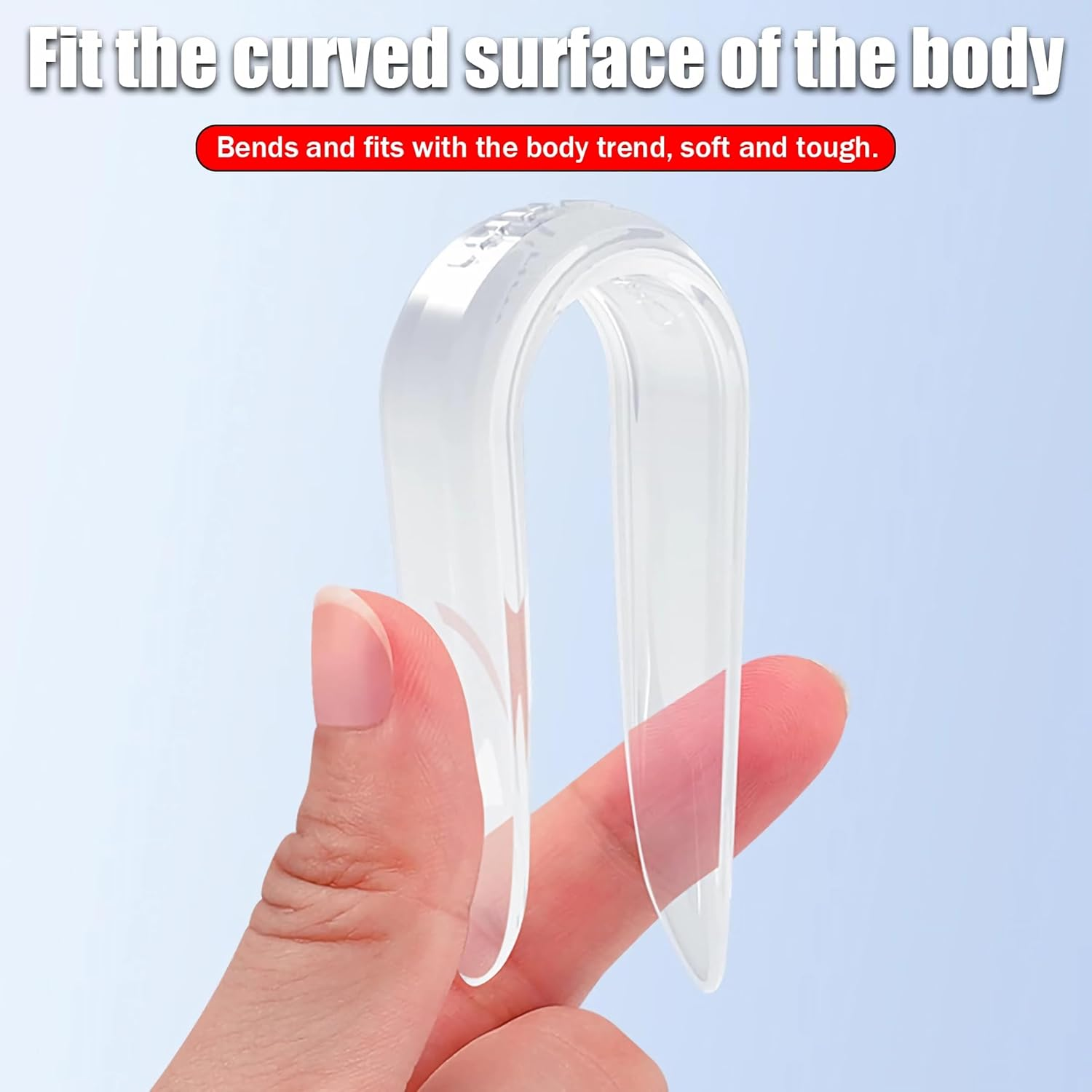 Door Protector Edge Guards, Anti-Scratch Trim Strip with Self Adhesive for Car Decor, Universal Exterior Edge Guard for Cars Trucks Suvs (Transparent) - White image number 3