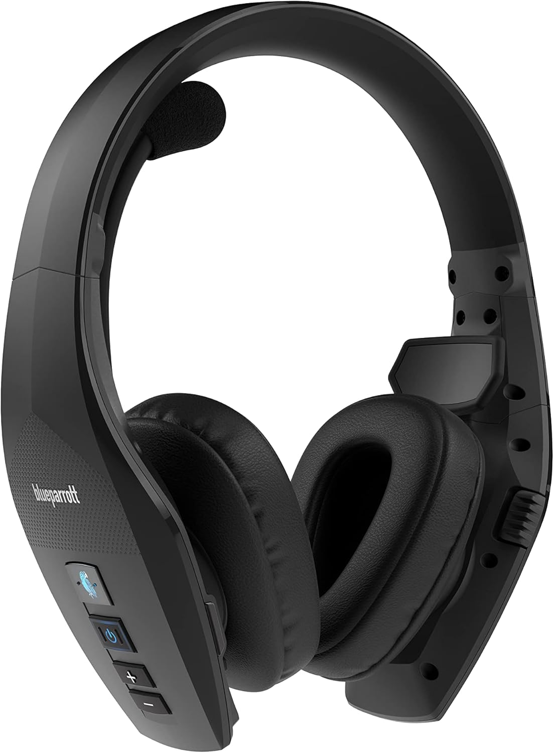 Blueparrott S650-XT Bluetooth Wireless Headphones 96% Noise Canceling over Head Trucker Headset with Mic, 2-In-1 Convertible Stereo to Mono with ANC, Ip54-Rated Protection, 36 Hrs. Talk Time, Black image number 4