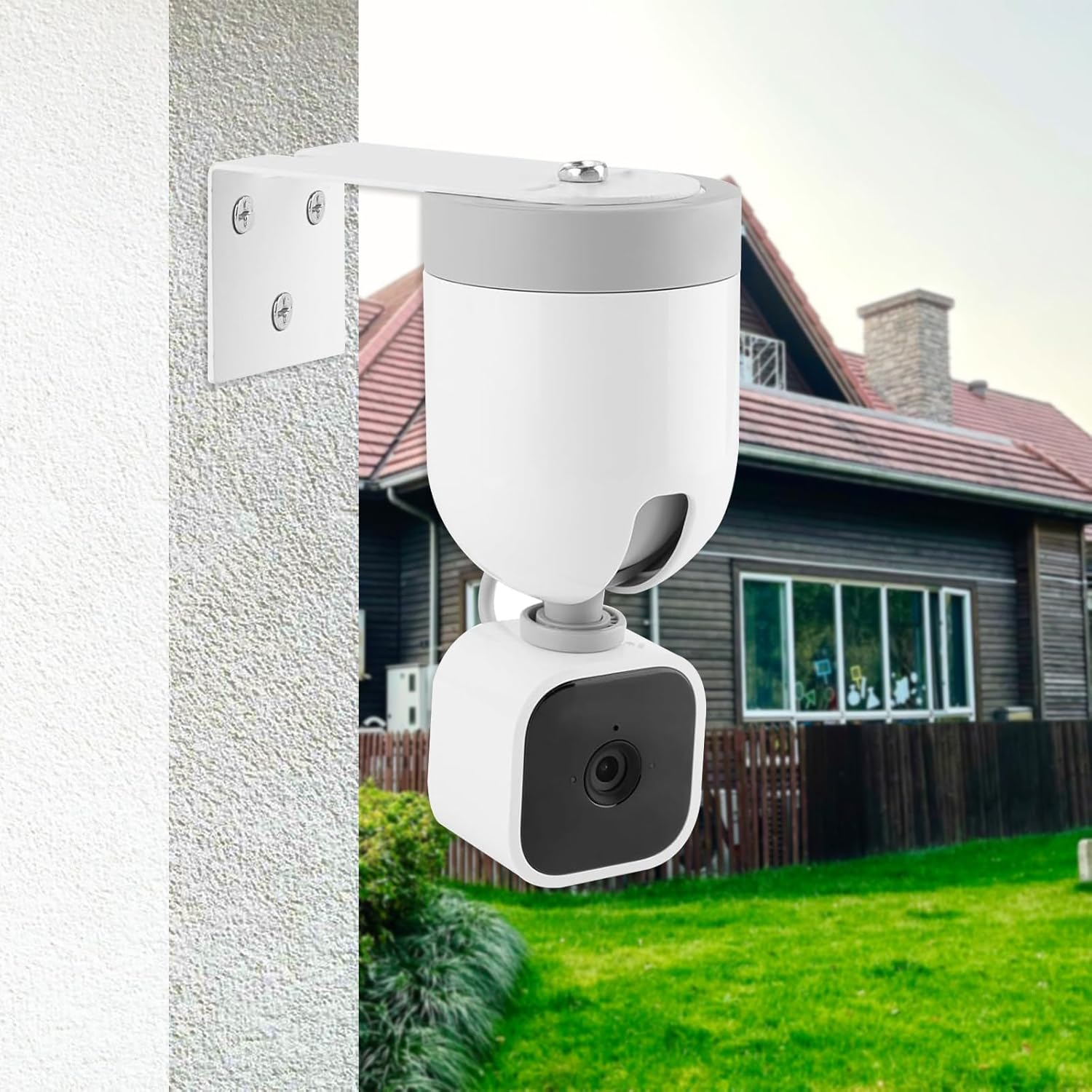 Wall Mount Compatible with Eufy Security Indoor Cam E220 / Blink Mini Pan Tilt Camera, Wall Mounts Ceiling Mount Stand Holder Accessories, Super Hard Metal, Pack of 2 (Without Cameras)