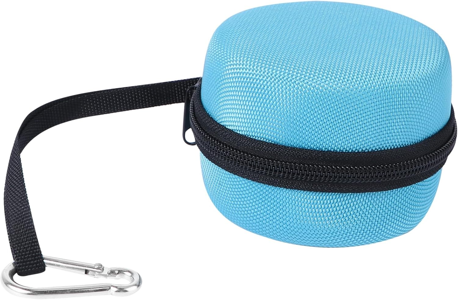 QUMIIRITY Outdoor Portable Speaker Storage Bag with Hook Compact Compression Resistant Design for Travel Hiking Camping Includes Detachable Carabiner Cable Organization Red Random Color