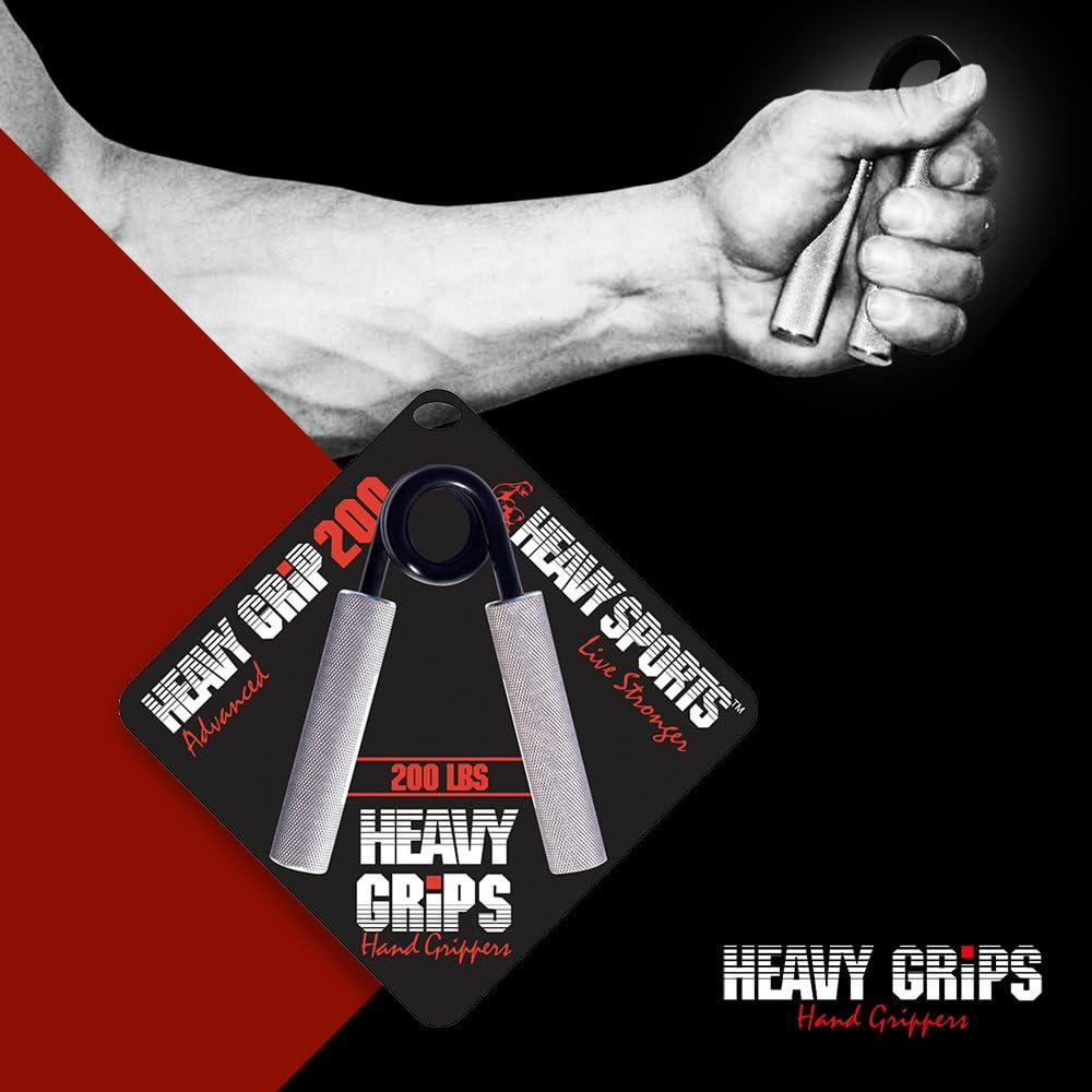 (100 Lbs, 150 Lbs, 200 Lbs) - Heavy Grips Set - Grip Strengthener - Hand Exerciser - Hand Grippers for Beginners to Professionals image number 4